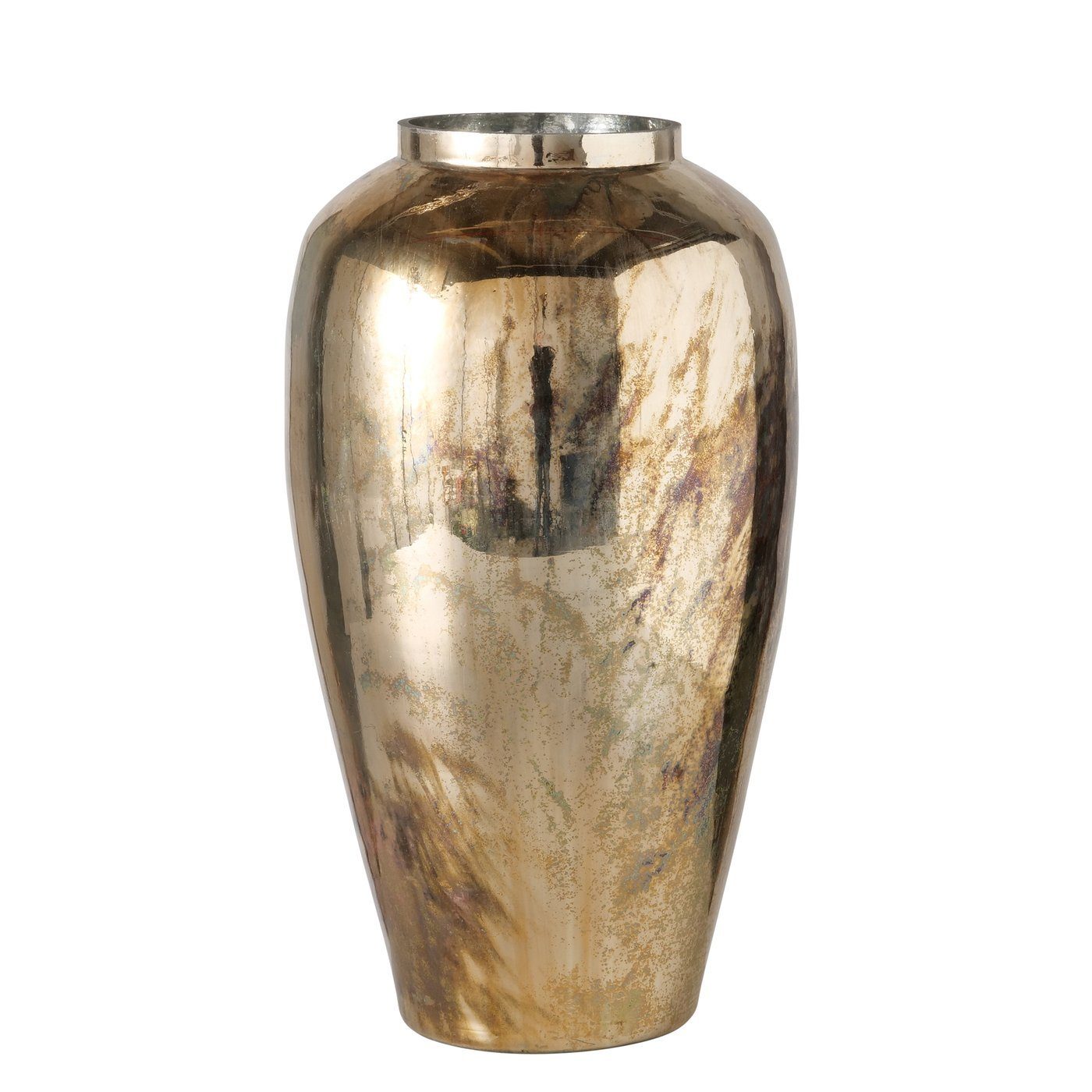 H51cm, Glas BOLTZE aus in Dekovase gold "Glamla" Vase