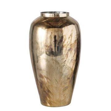 BOLTZE Dekovase "Glamla" aus Glas in gold H51cm, Vase