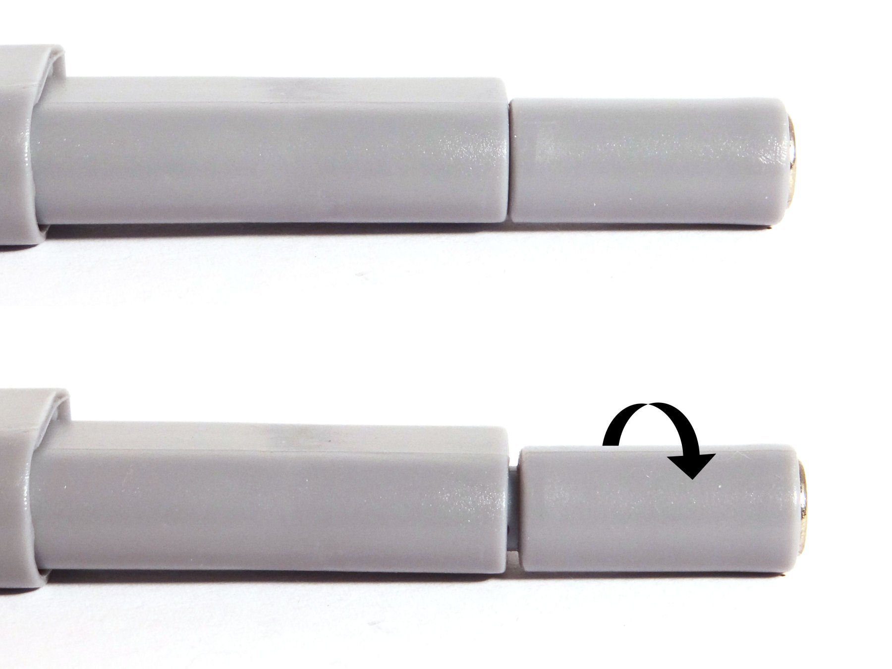 SO-TECH® Möbelbeschlag Türdämpfer Push-To-Open mit oder Gummispitze Magnetspitze