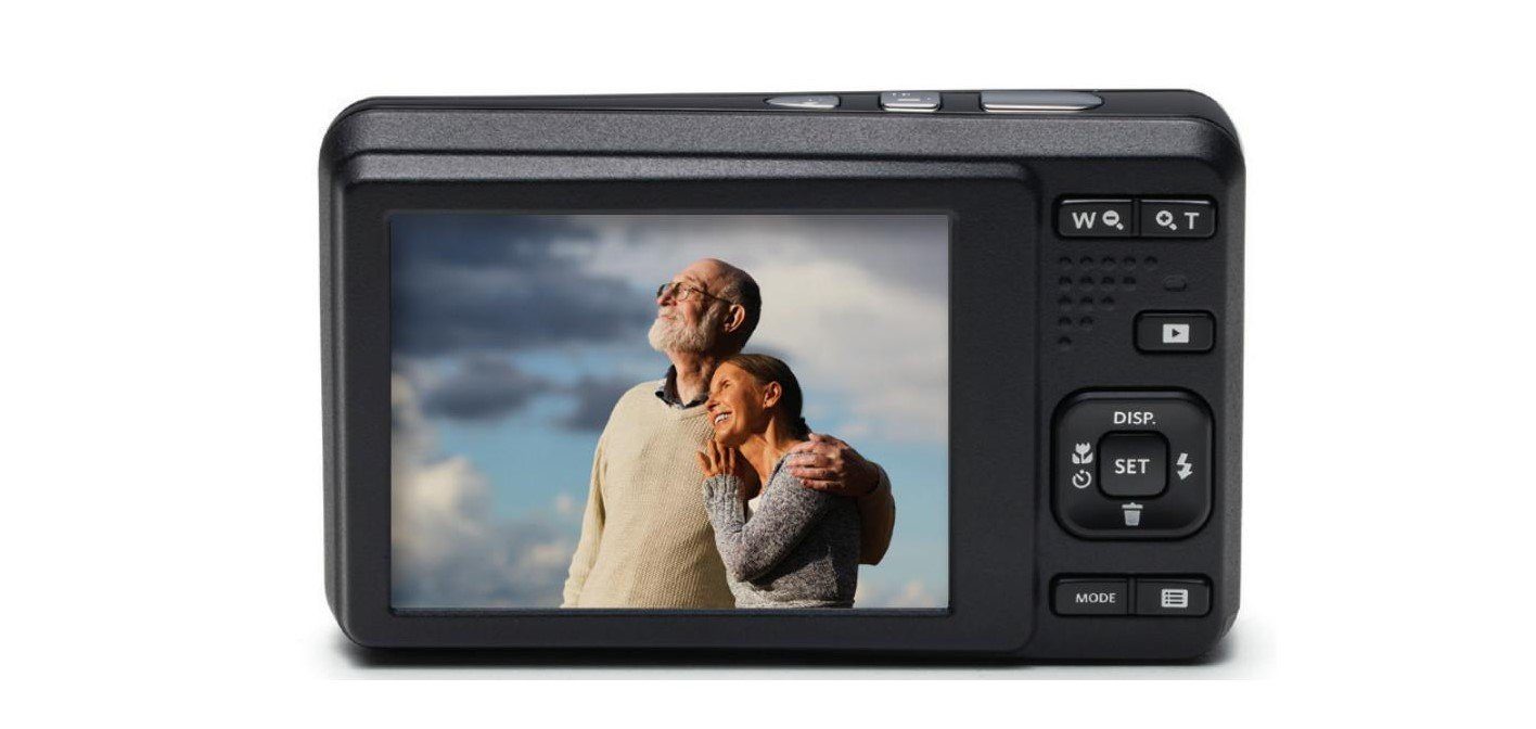 Kodak Pixpro X55 schwarz inkl. Kameratasche Kompaktkamera (16 MP, 5x opt. Zoom, Kompaktkamera)