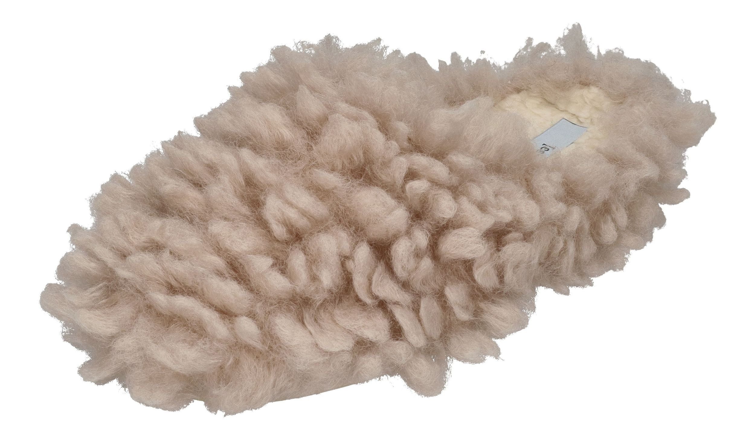 espadrij l´originale CHAUSSON FLUFFY Hausschuh Beige