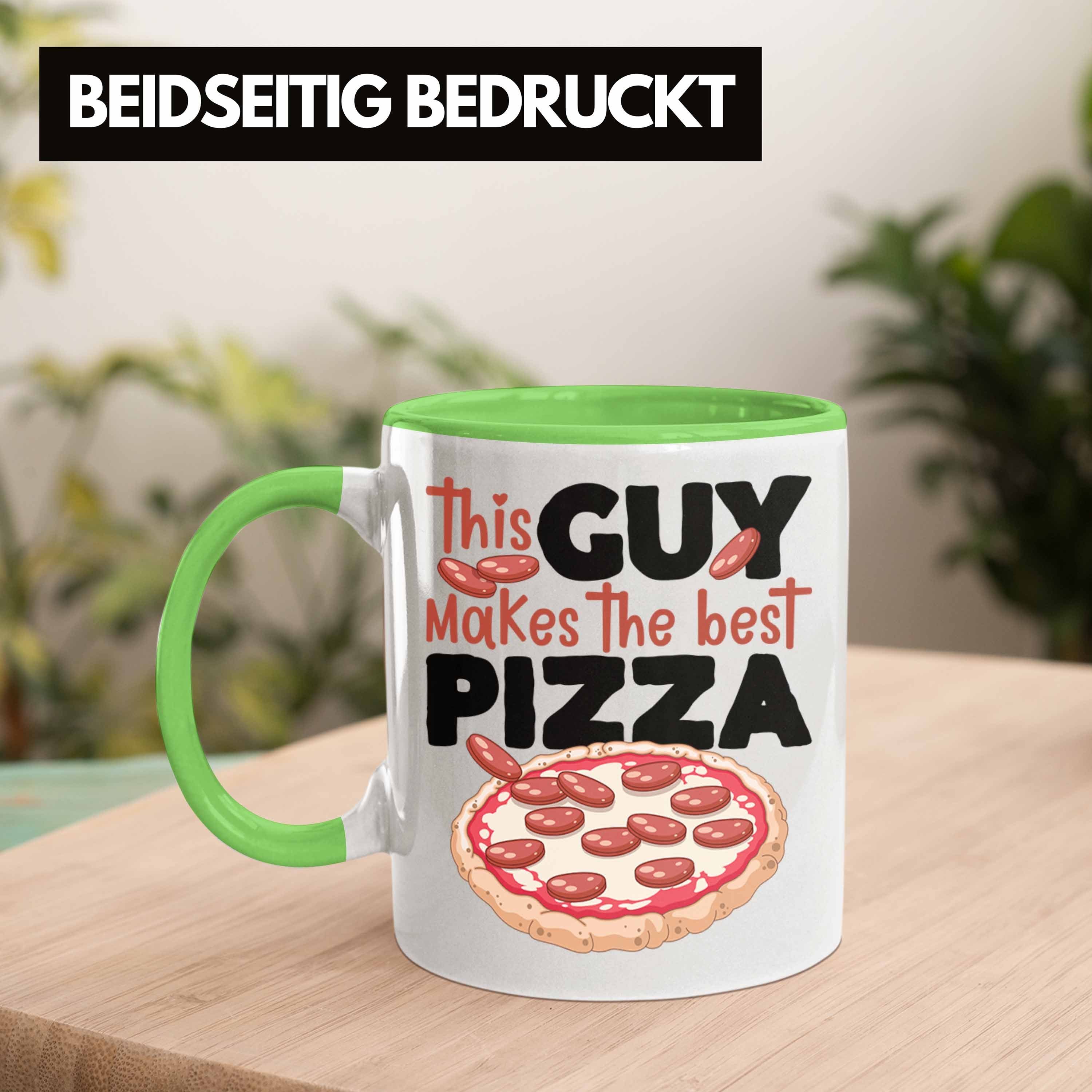 Grün Tasse Geschenk Beste Lustiger Tasse Spruch Pizzabäcker Trendation Geschenkidee Pizza