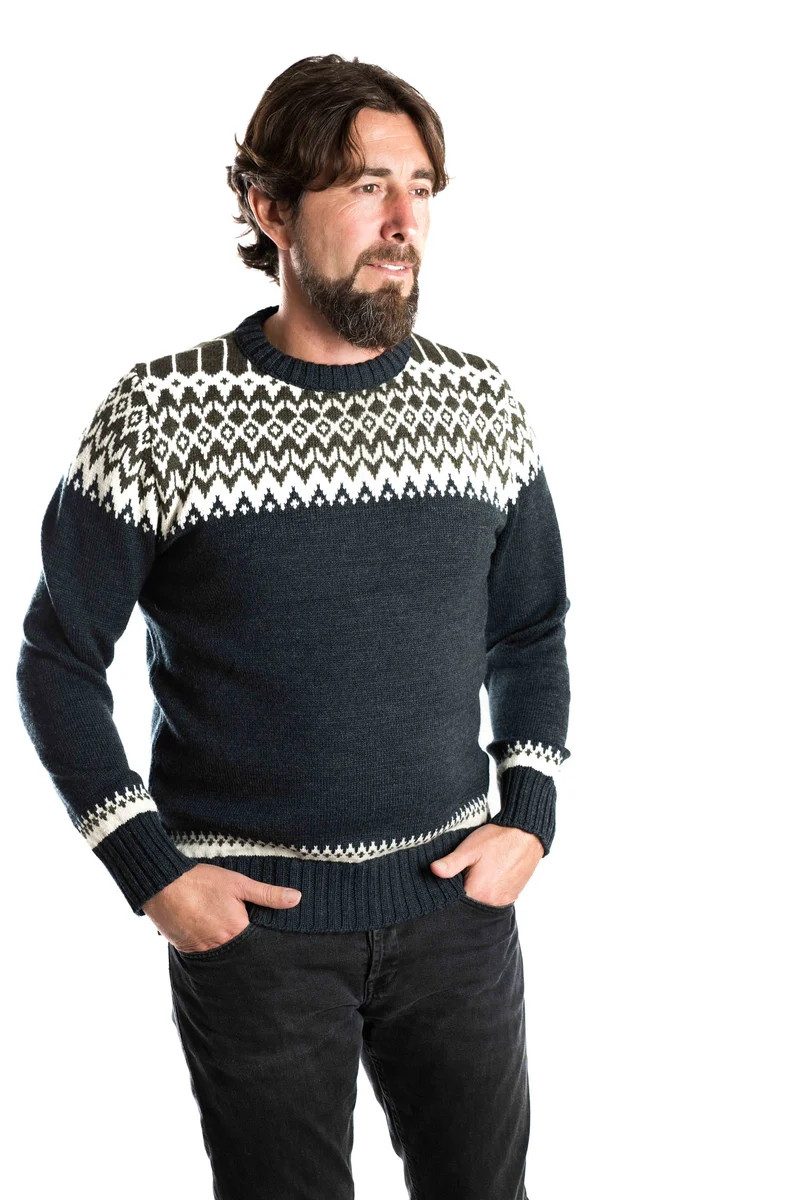 Wollpullover Fuza Wool of Denmark Herren Alp Sweater