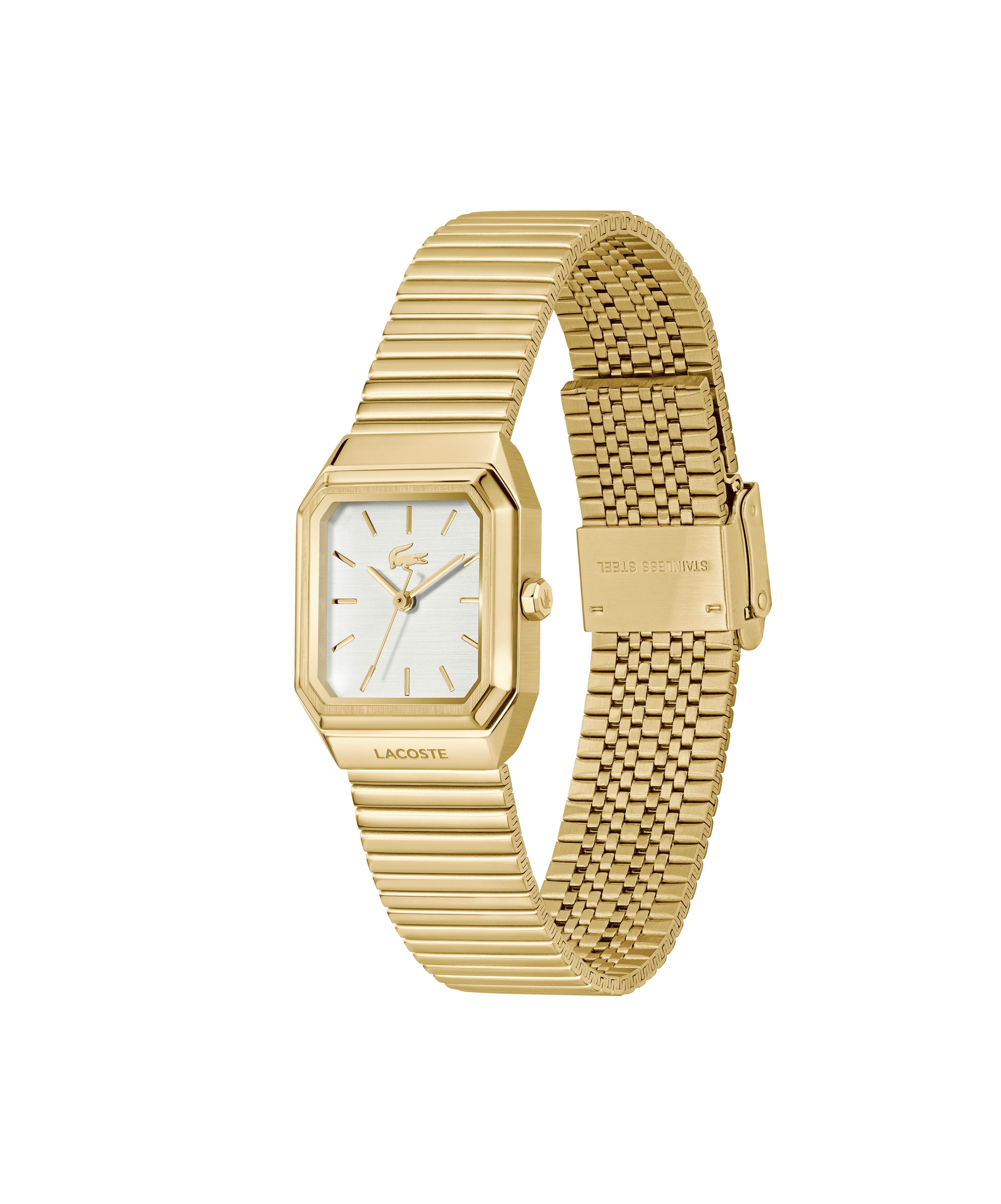 Lacoste Quarzuhr RENE 2001505, Armbanduhr, Damenuhr, Edelstahlarmband, analog