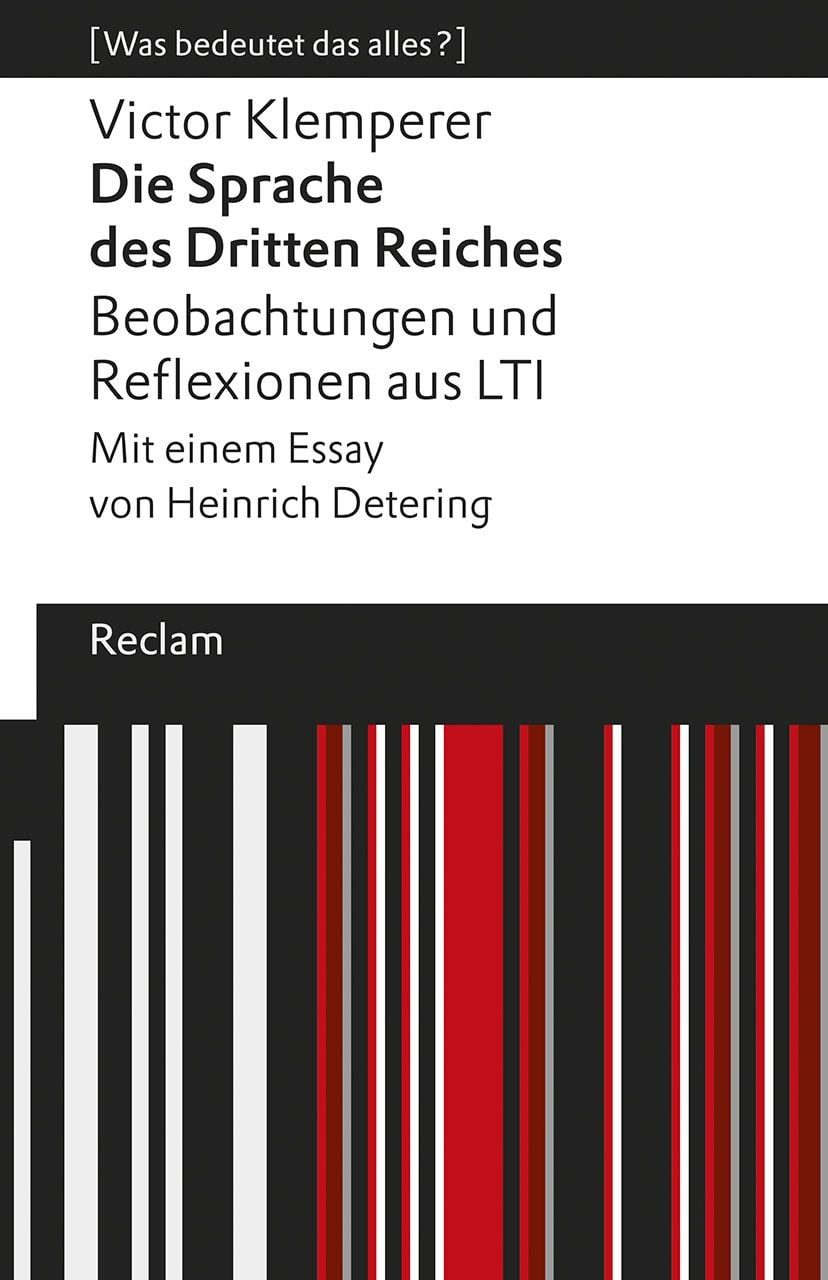 Sachbuch Die Sprache des Dritten Reiches. Beobachtungen und Reflexionen aus LTI Victor Klemperer