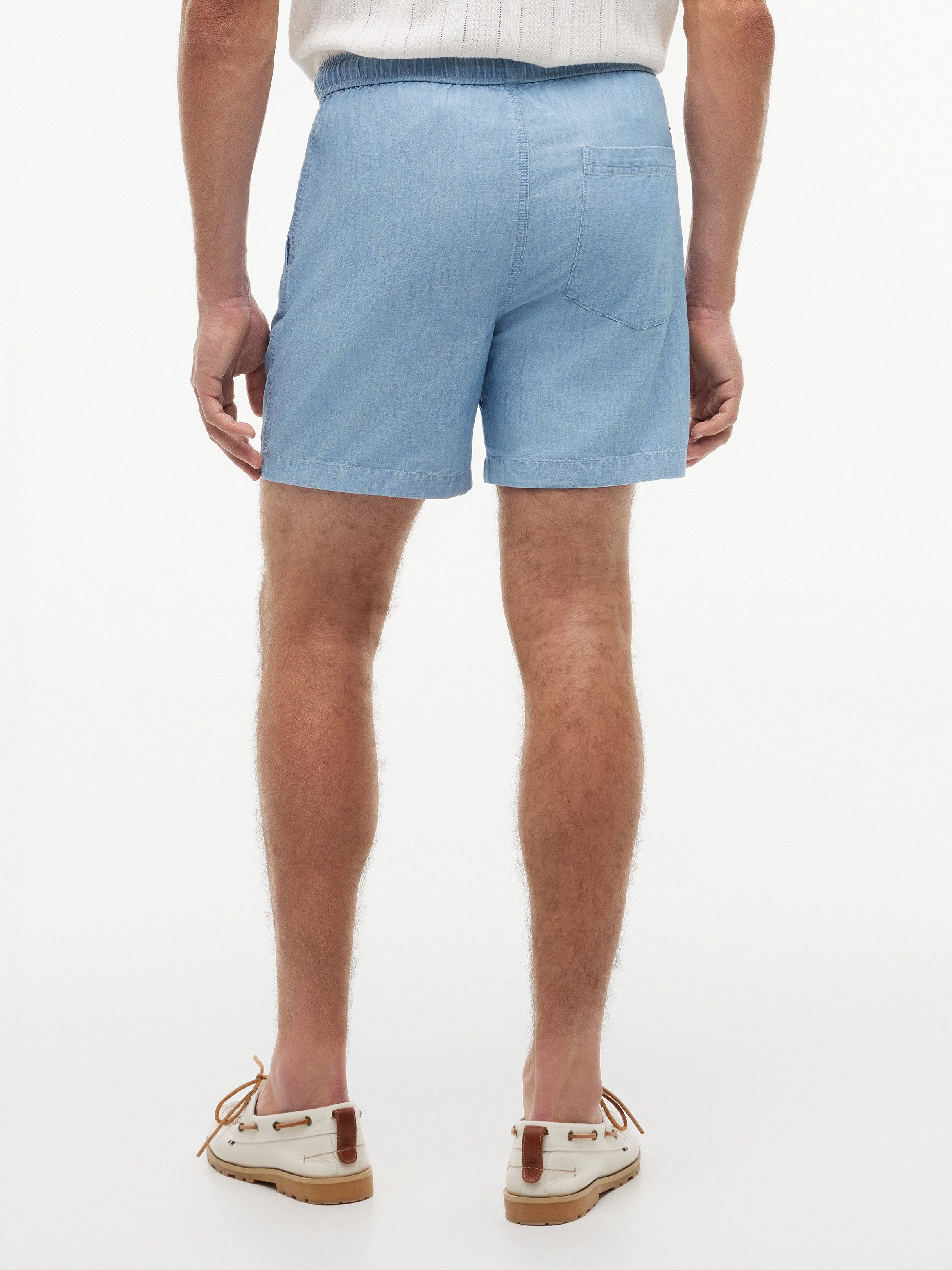Tommy Hilfiger Shorts DOVER 6" PO CHAMBRAY im Chambray-Optik, elatischer Bund