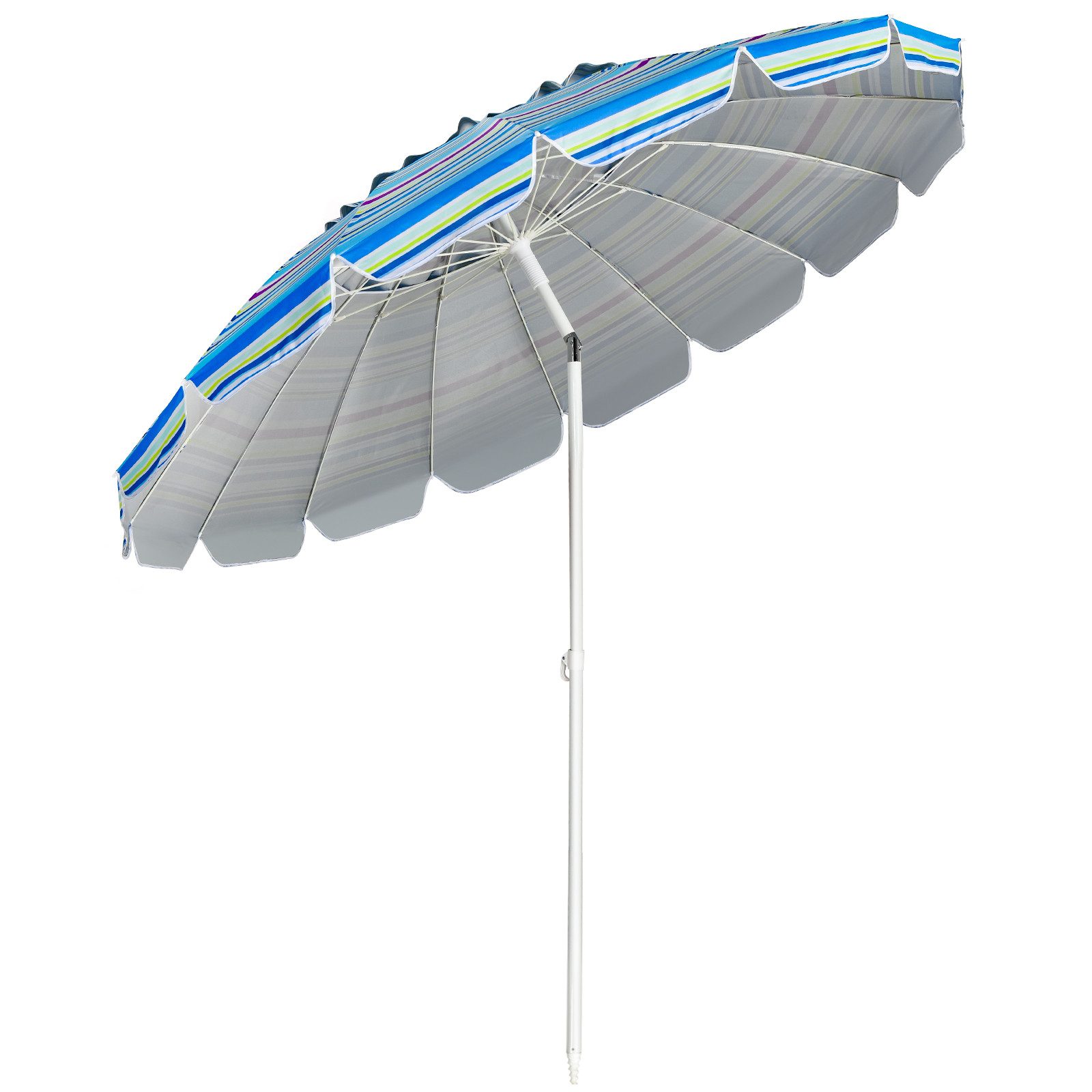 COSTWAY Sonnenschirm, LxB: 250,00x250,00 cm, Strandschirm günstig online kaufen