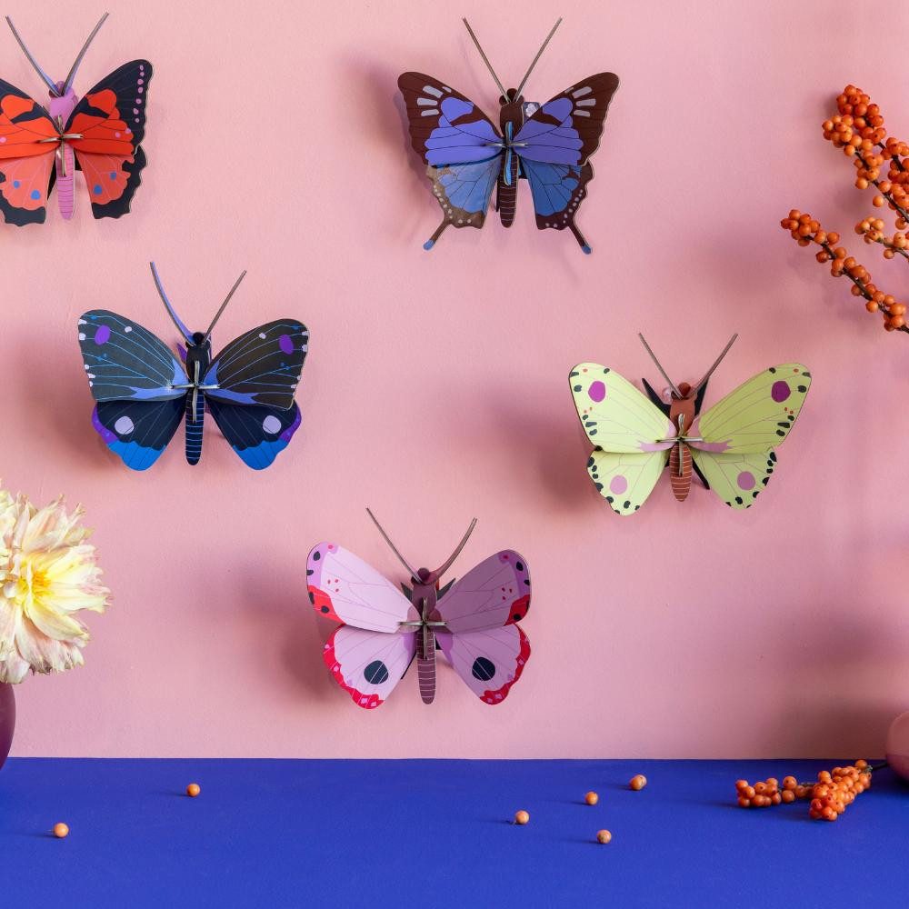 studio ROOF Wanddekoobjekt Wanddeko 3D - Rosora Schmetterling