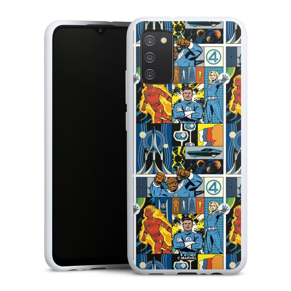 DeinDesign Handyhülle The Fantastic Four Pattern, Samsung Galaxy A02s Silikon Hülle Bumper Case Handy Schutzhülle