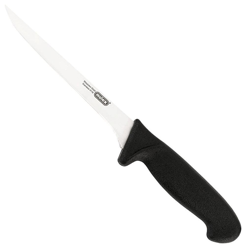 Mulex Filetiermesser 15,5 cm- dünne Klinge, extra scharf, widerstandsfähig, langlebig, rostfrei