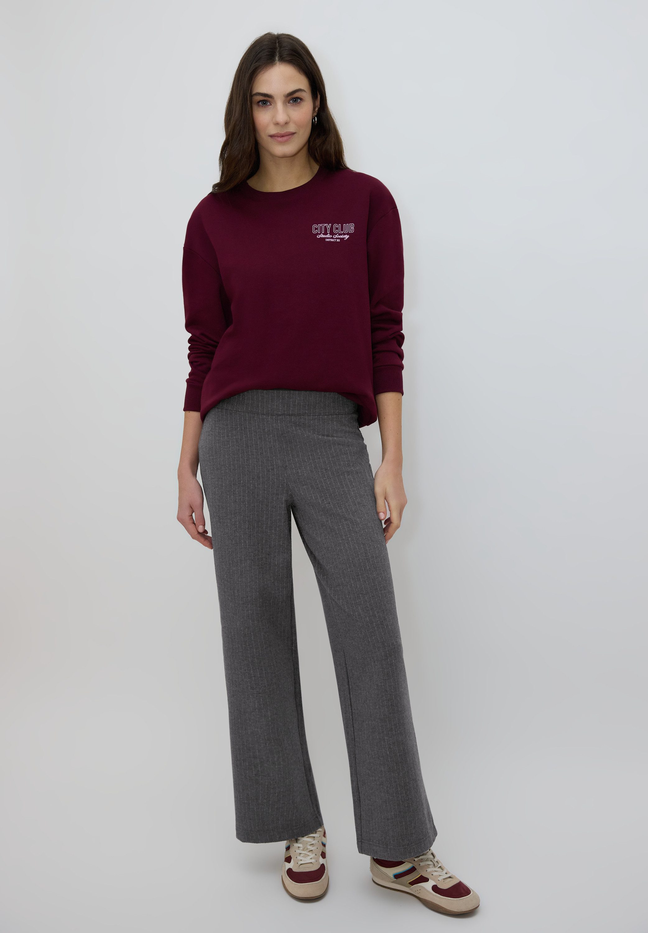 STREET ONE STUDIO Culotte mit Nadelstreifenmuster – Bild 5 von 5