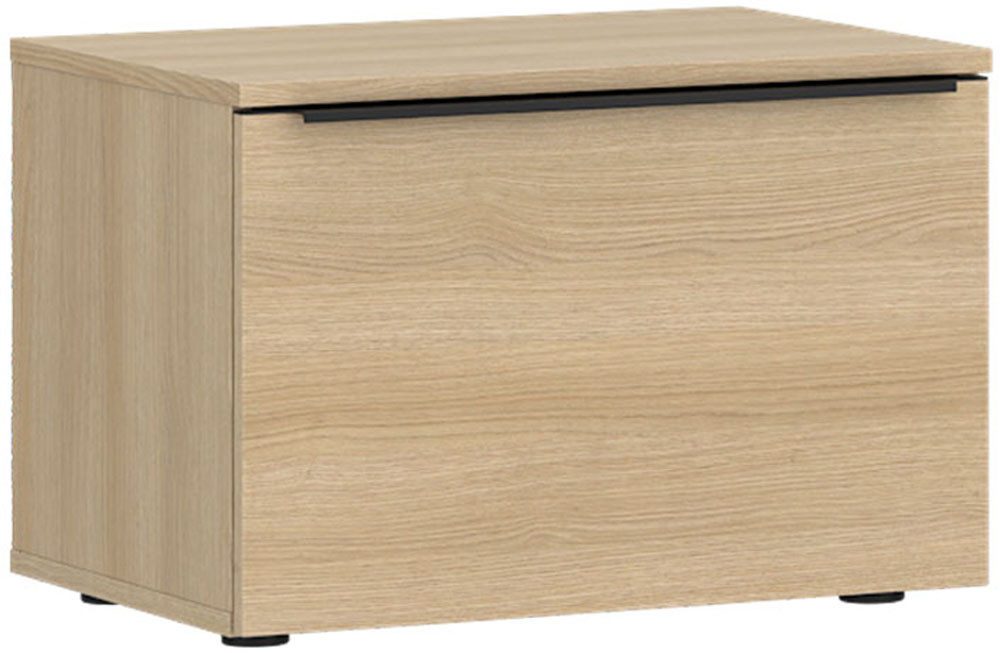 TOM TAILOR HOME Nachtkommode COLOR PUZZLE 1 Schublade mit farbigem Griff, Nachtkommode mit einer großen Schublade