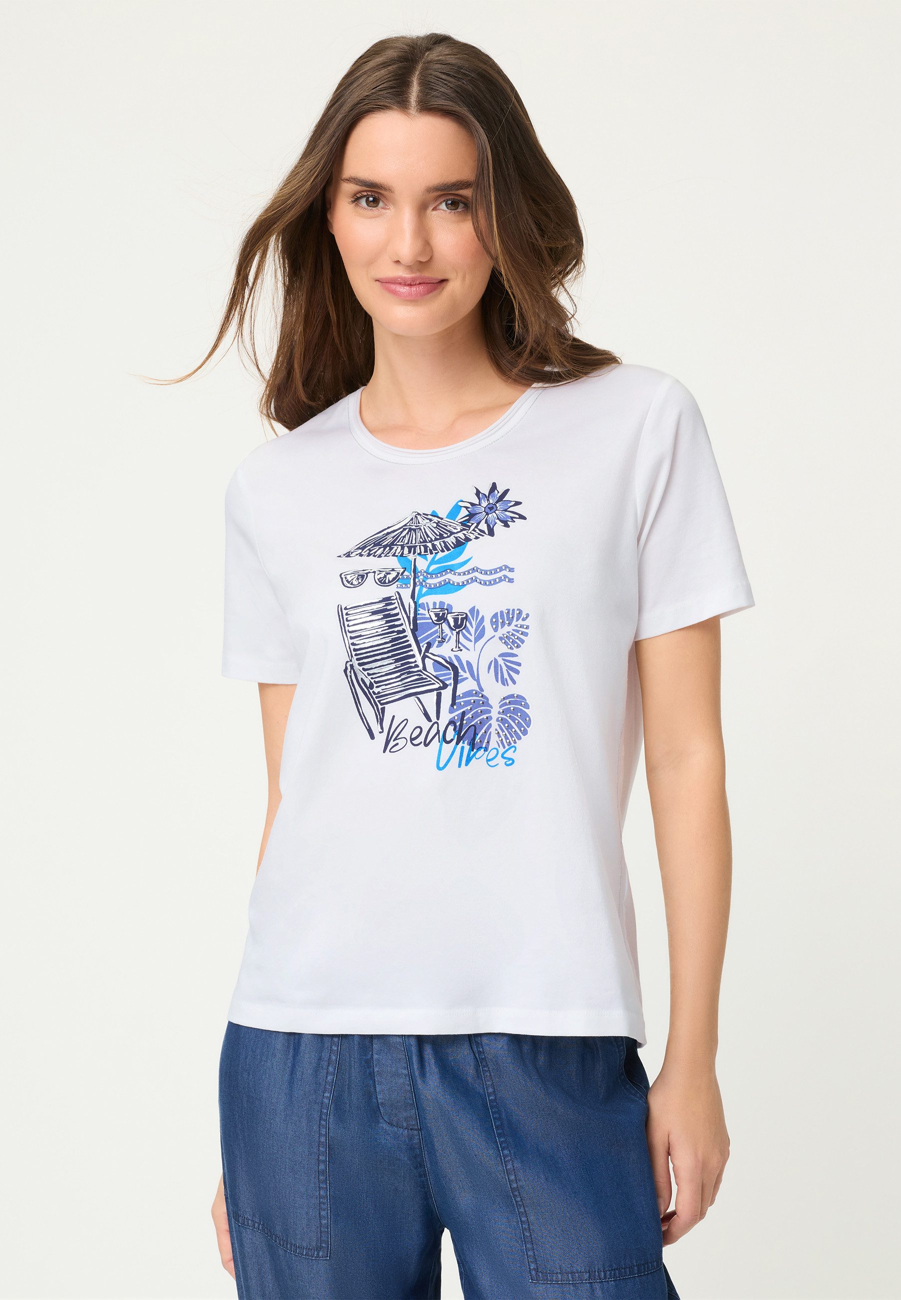 Olsen T-Shirt mit Placement-Print