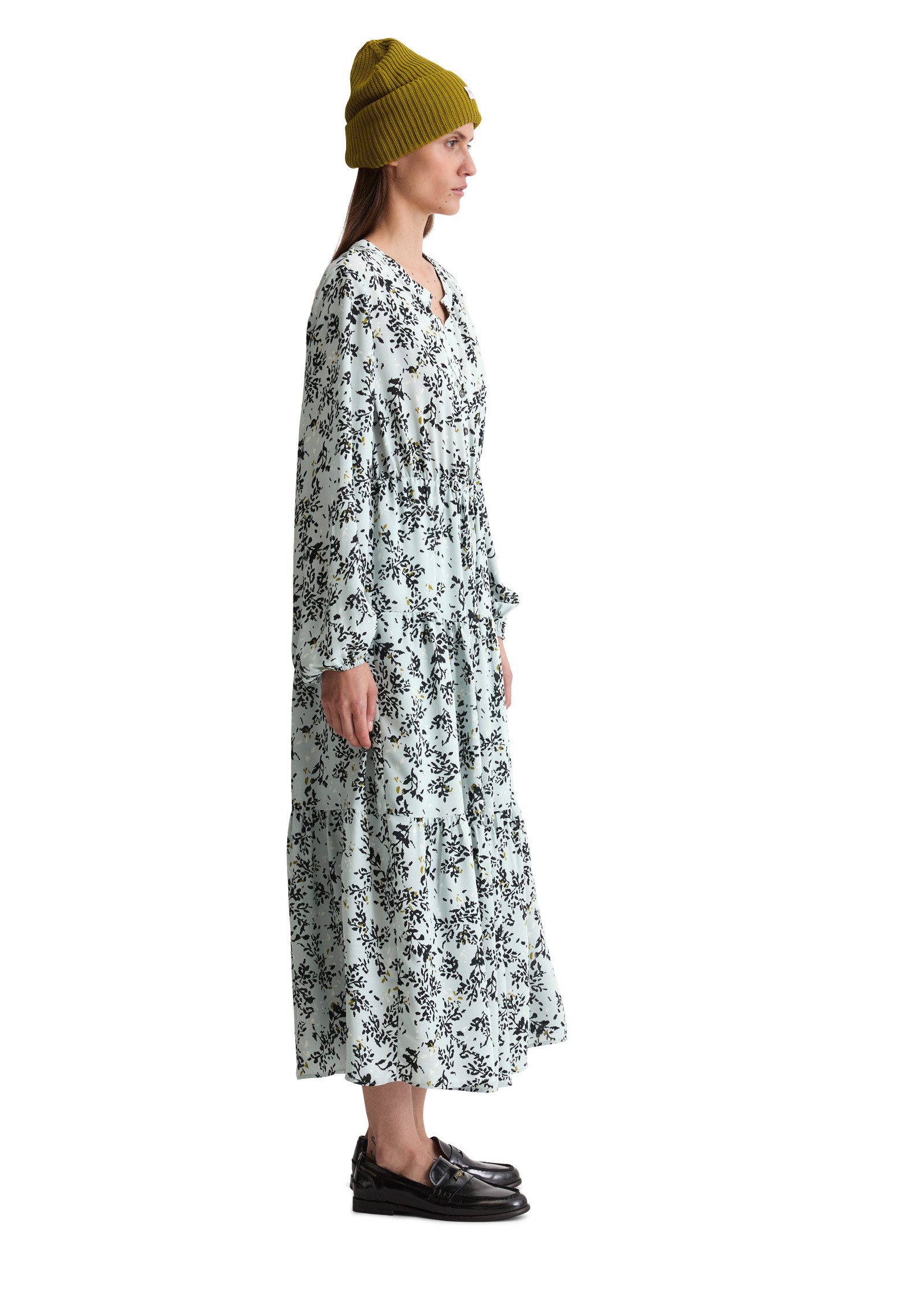 Marc O'Polo Druckkleid aus Cupro-Viskose-Mix günstig online kaufen