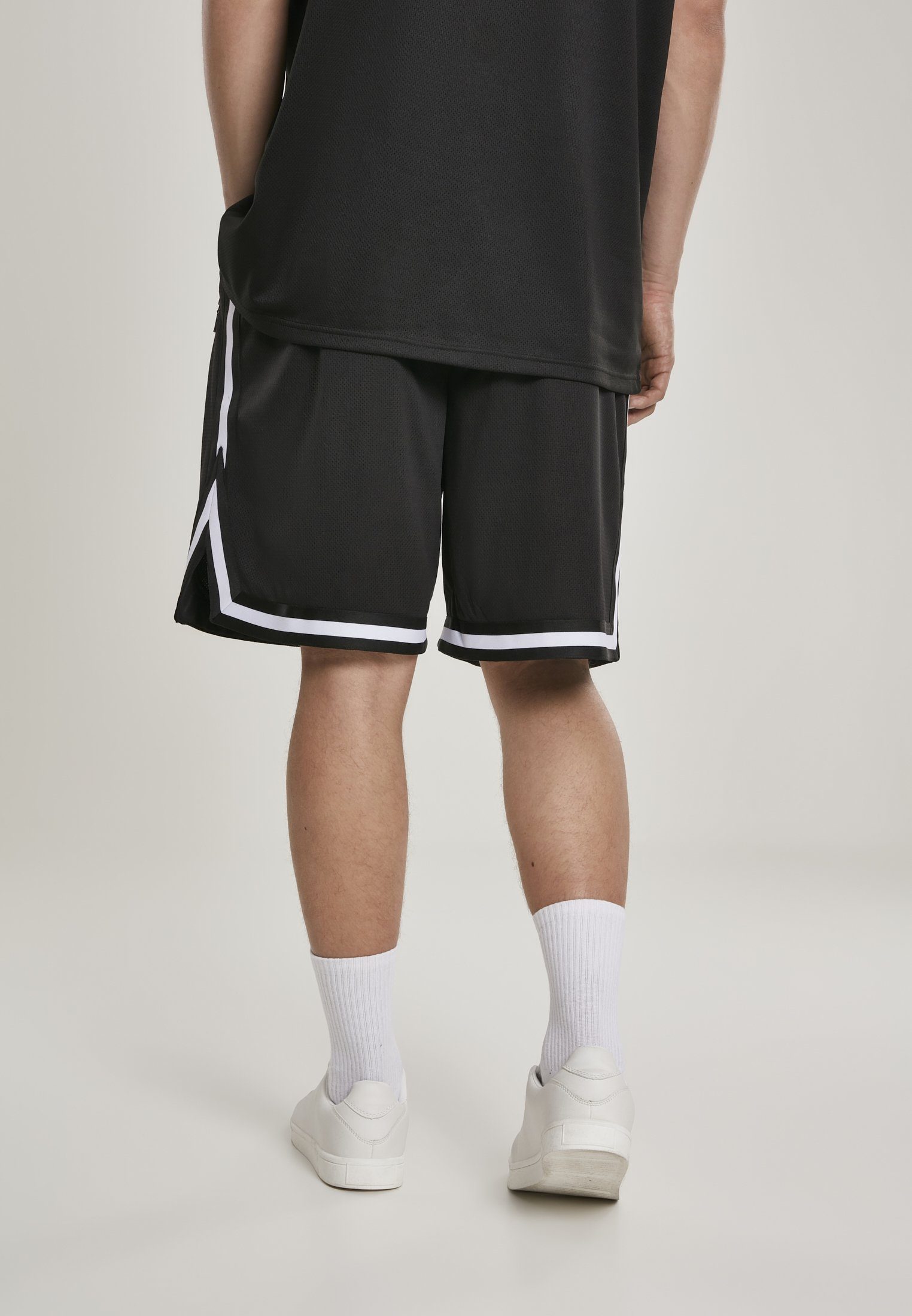 URBAN TB2891 Stripes Shorts Shorts Premium Herren CLASSICS Mesh Premium (1-tlg) Stripes black