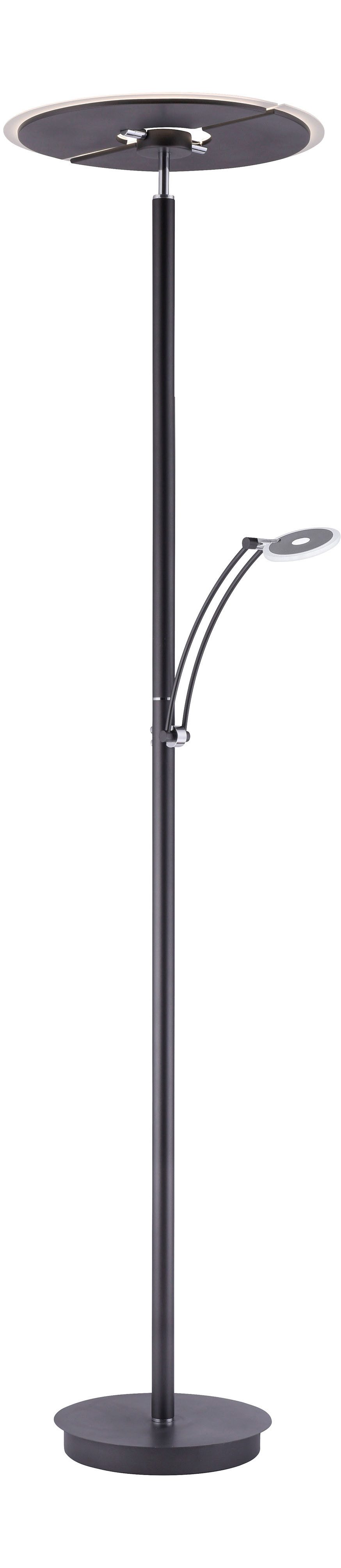 Paul Neuhaus Stehlampe ARTUR, Dimmfunktion, Memory, nach Trennung vom Netz, LED fest integriert, warmweiß - kaltweiß, CCT-tunable white, dimmbar über Tastdimmer