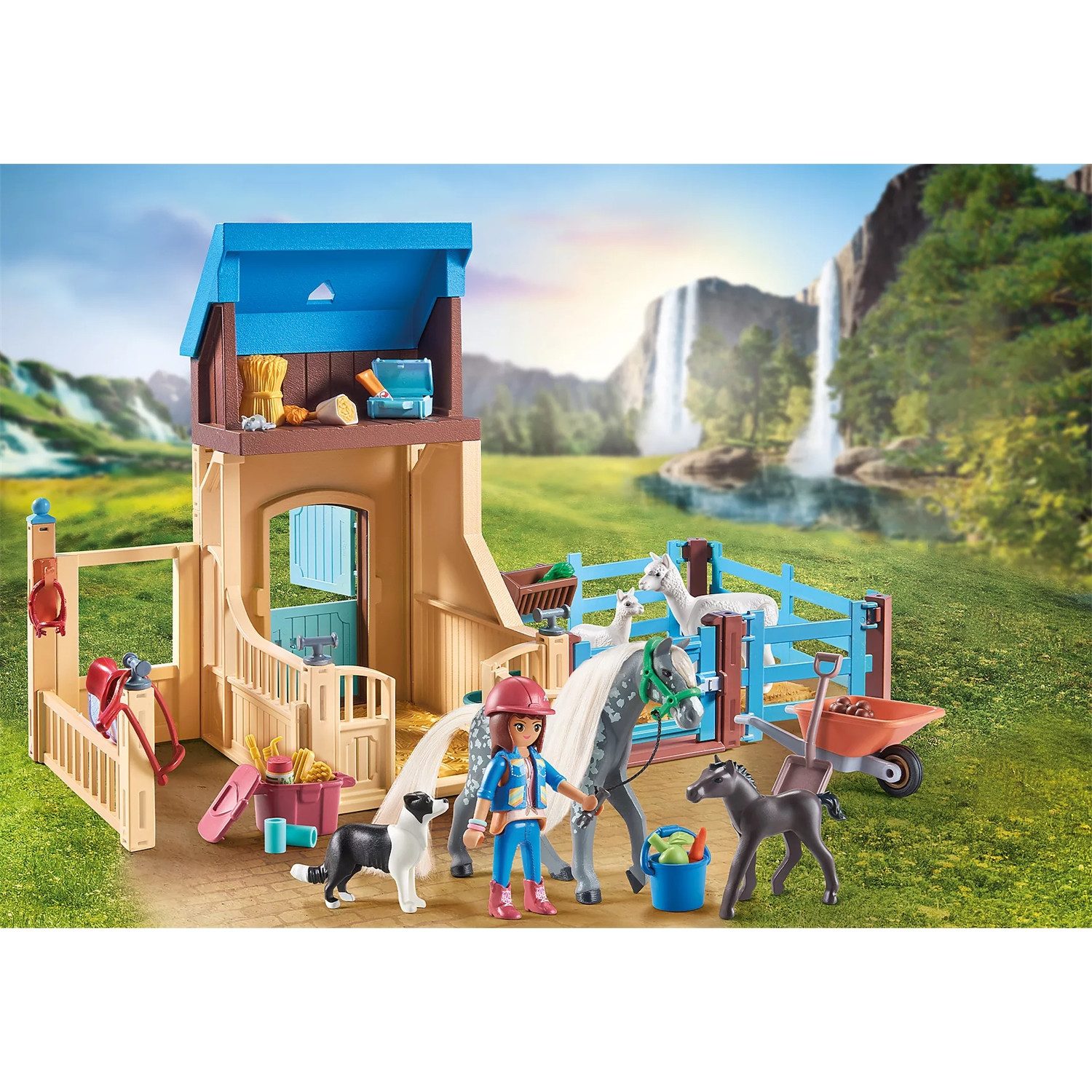 Playmobil® 71353 Amelia & Whisper mit Pferdebox Konstruktions-Spielset günstig online kaufen