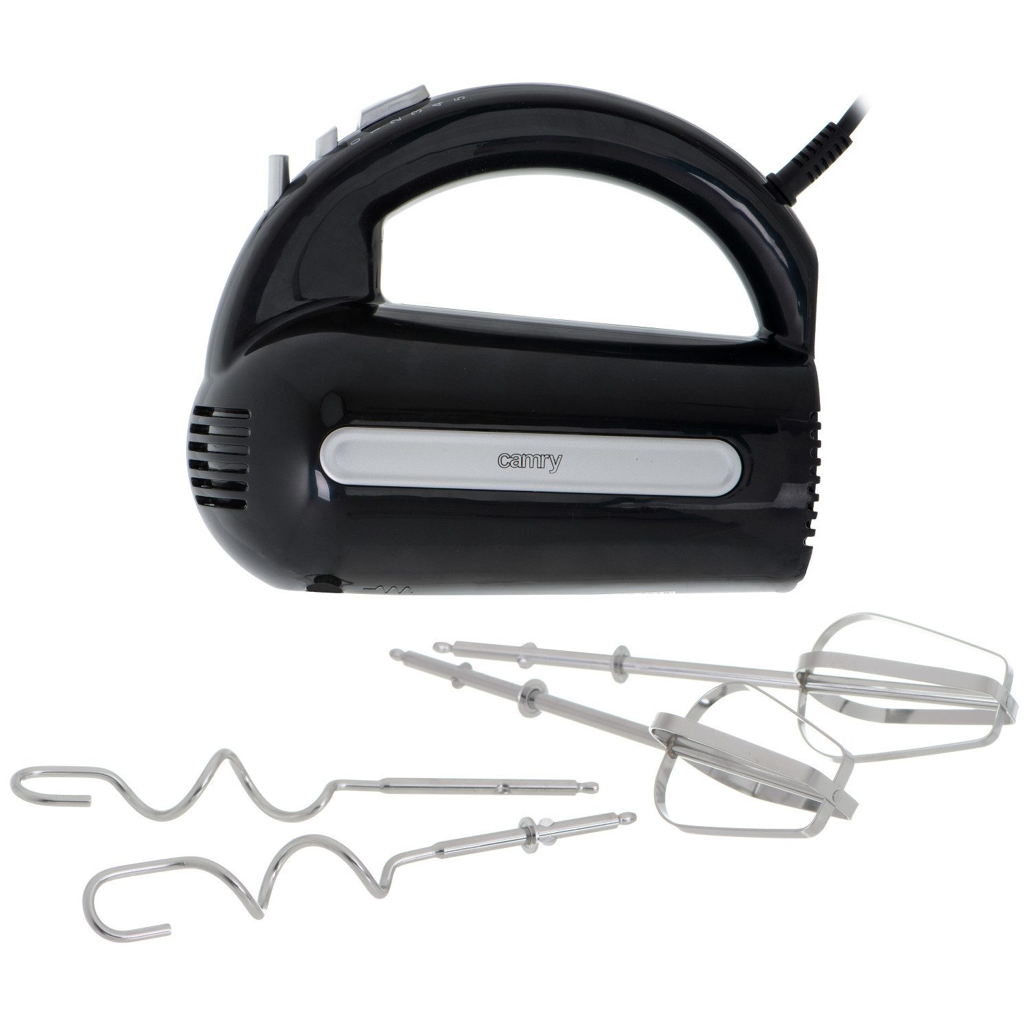 Camry Handmixer CR 4218, 800 W, Handmixer 800W 5 Geschwindigkeiten schwarz