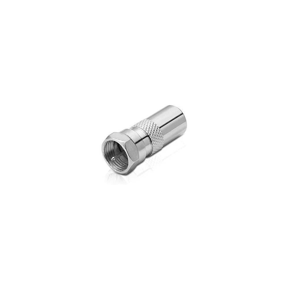 zum conecto SAT-Kabel IEC-Stecker, F-Stecker conecto auf Antennen-Adapter, Adapter Verbi