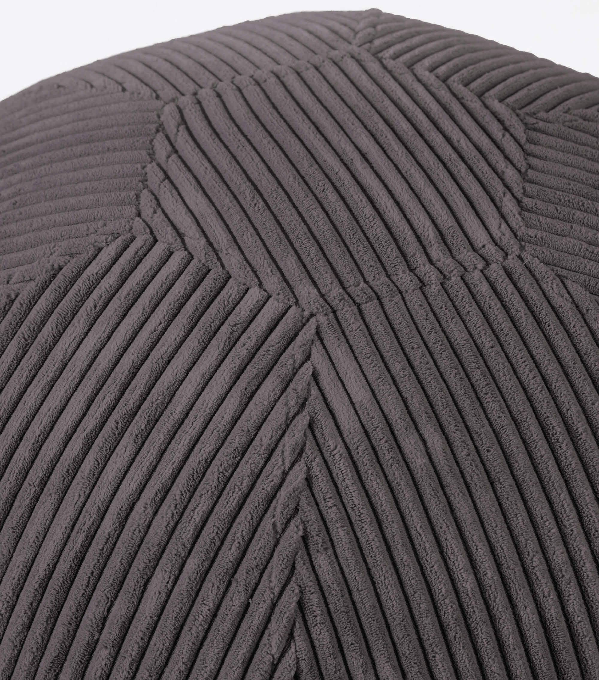 mokebo Sitzball Der Sportliche (mit Cordbezug), Made in Germany, ergonomischer Hocker, Büro, Homeoffice in Anthrazit