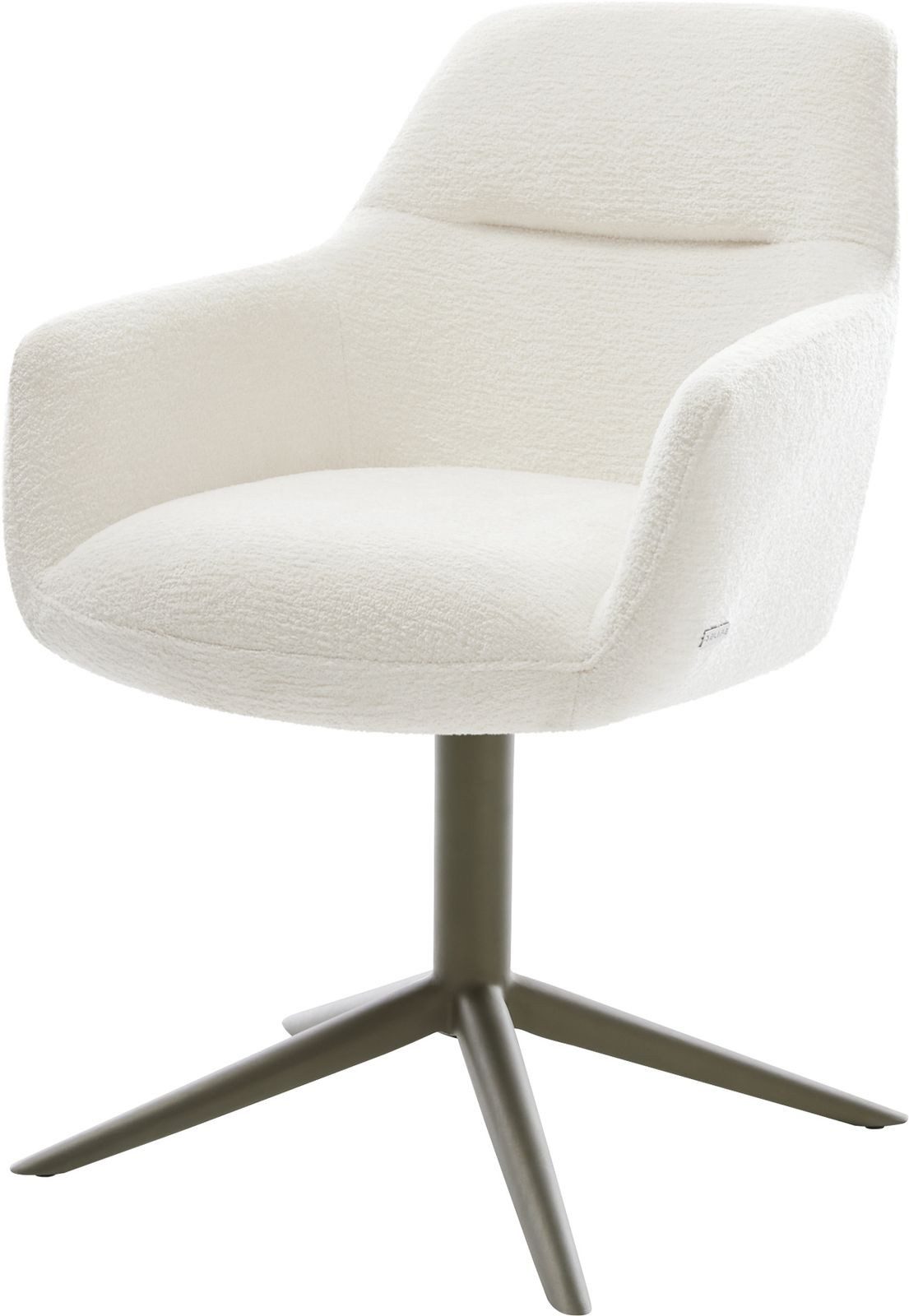 DELIFE Polsterstuhl Pejo-Flex, Fußkreuz Effektfinish Titan günstig online kaufen