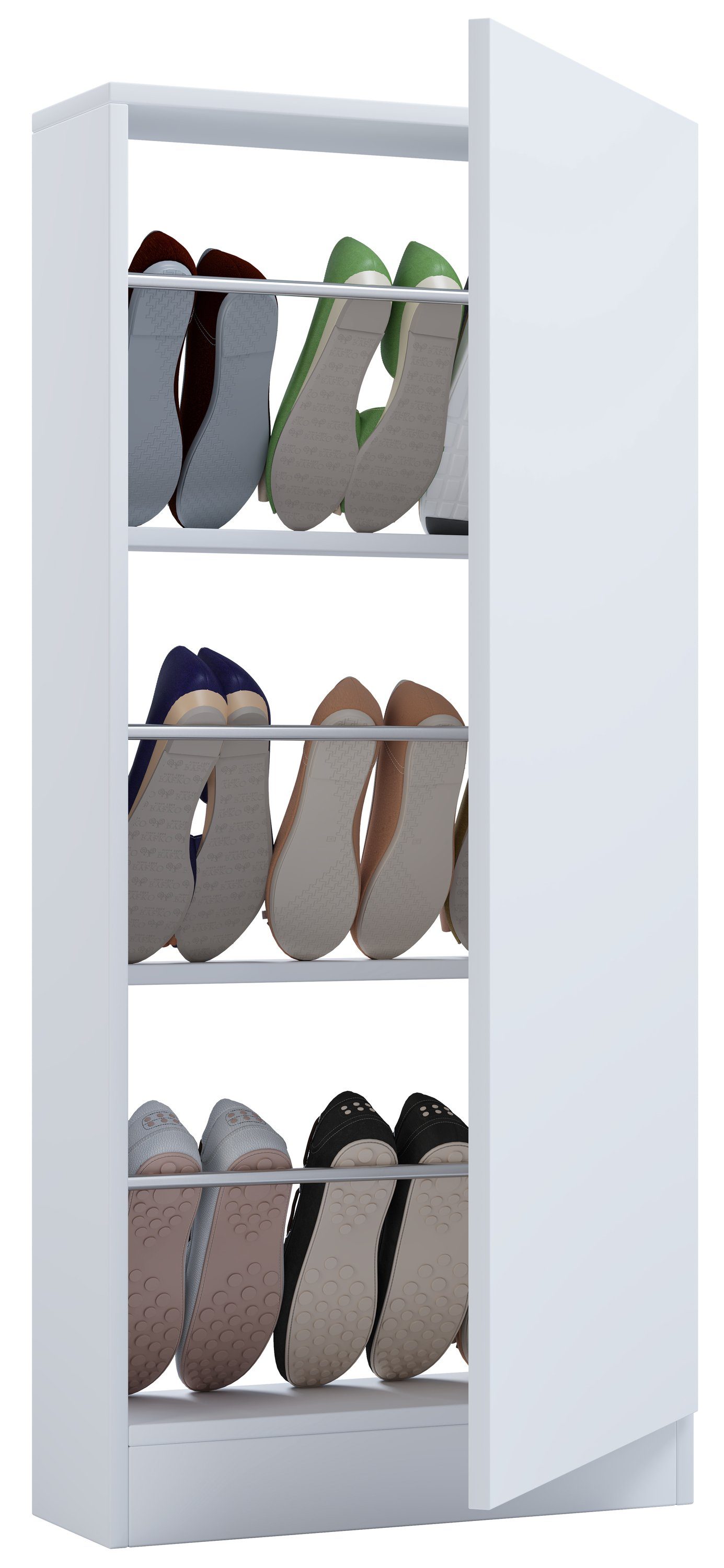 VCM Schuhschrank Holz Schuhschrank Schuhkommode Fulisa günstig online kaufen