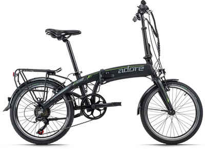 Adore E-Bike »Cologne«, 6 Gang Shimano Tourney Schaltwerk, Kettenschaltung, Heckmotor 250 W