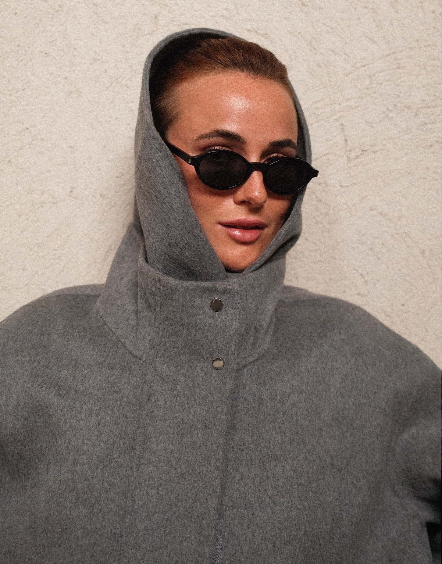 someday Wolljacke Varah pure weite Passform, Stehkragen, Abnäher am Saum günstig online kaufen