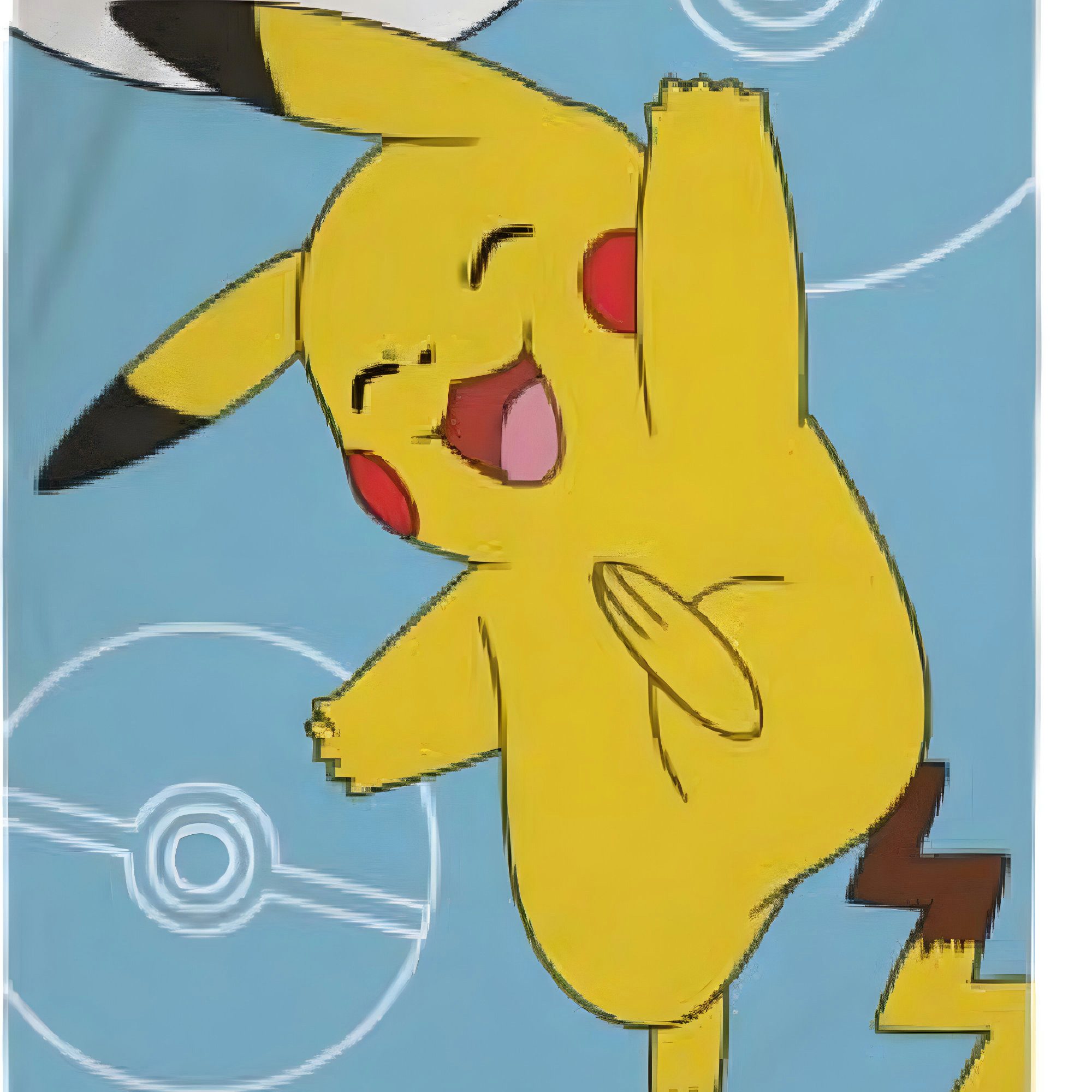 POKÉMON Strandtuch Pokemon Pikachu Badetuch Strandtuch Duschtuch XL 70x140 cm – Bild 2 von 5