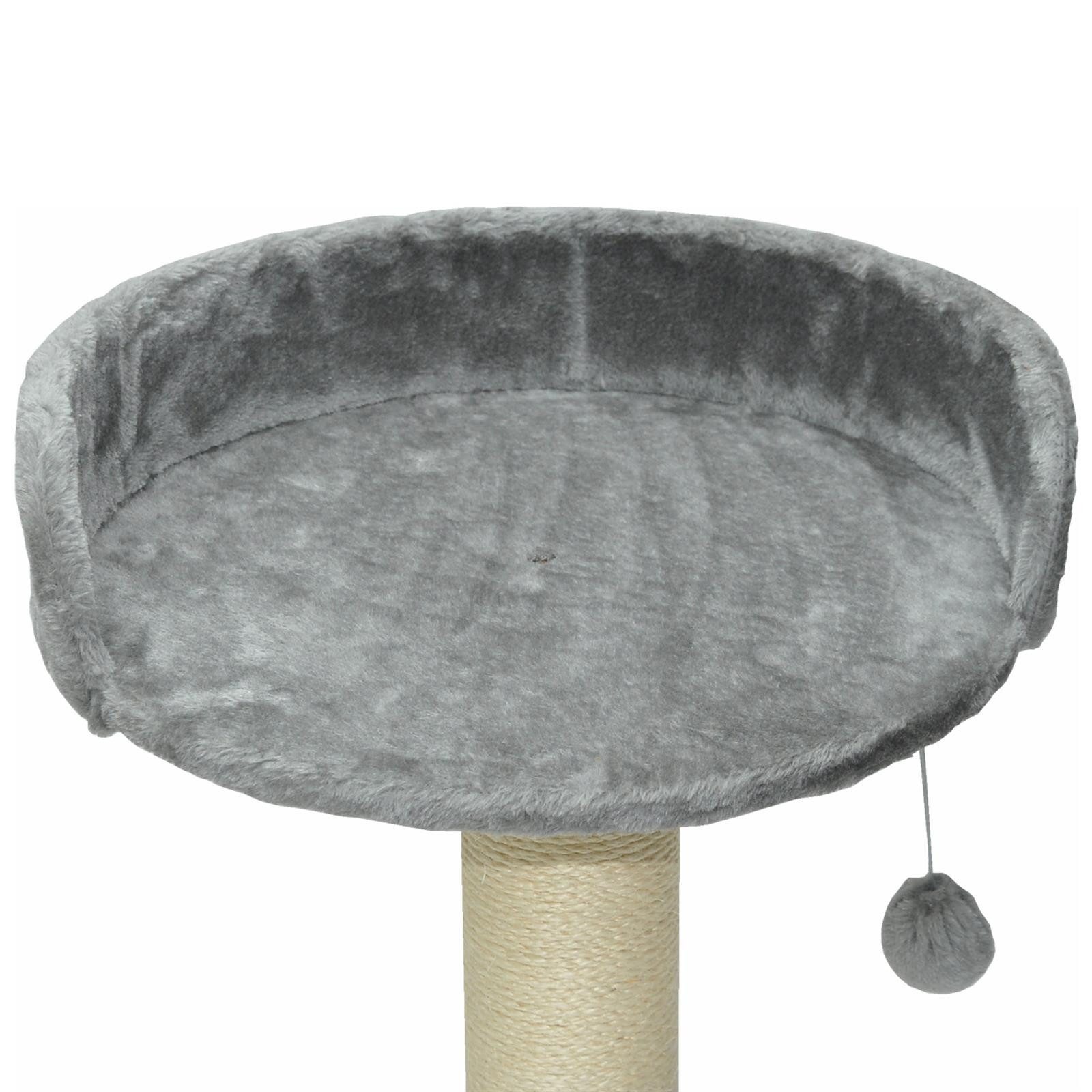 nanook Ersatz-Kratzbaumstamm Sitzplatz Liegemulde Topseat für Niklas Ø 46 cm hellgrau