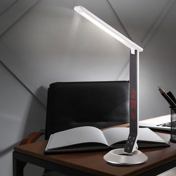 etc-shop Schreibtischlampe, LED-Leuchtmittel fest verbaut, Warmweiß, Tischleuchte Tischlampe LED Büroleuchte Arbeitslampe