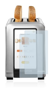 BROTECT Schutzfolie für Revolution Cooking Smart Toaster, Displayschutzfolie, 2 Stück, Folie klar
