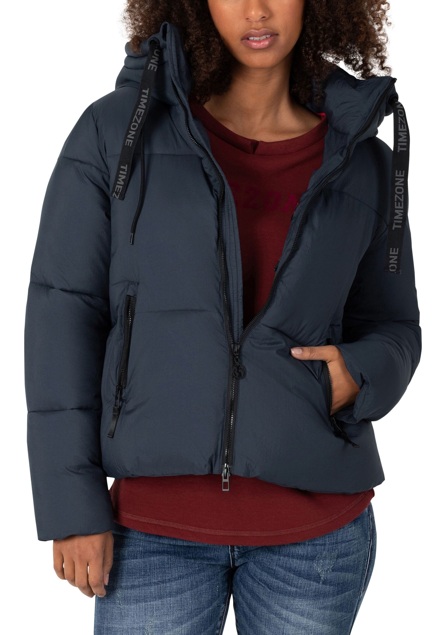 TIMEZONE Winterjacke höhenverstellbare Kapuze ultraleicht warm Volume Jacke günstig online kaufen