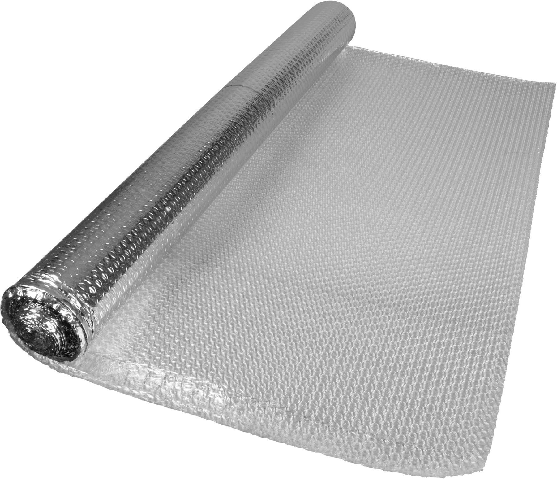 Windhager Winterschutzvlies Superprotect, Kälteschutzfolie für Topfpflanzen zuschneidbar, (1-St), Luftpolsterfolie mit Alu-Beschichtung gegen Frost, Noppenfolie 5 x 1 m