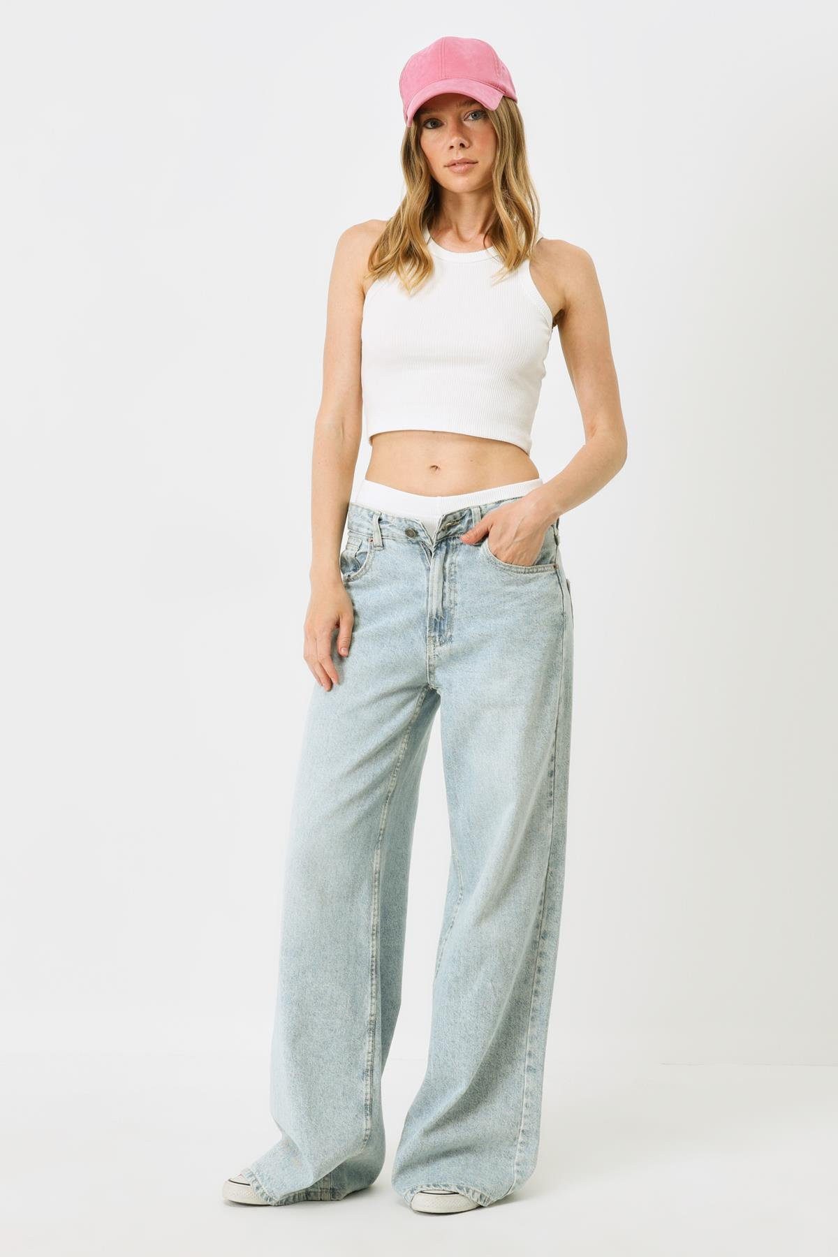 C&CITY Boxer Damen Rippstrick Kurze Boxershorts günstig online kaufen