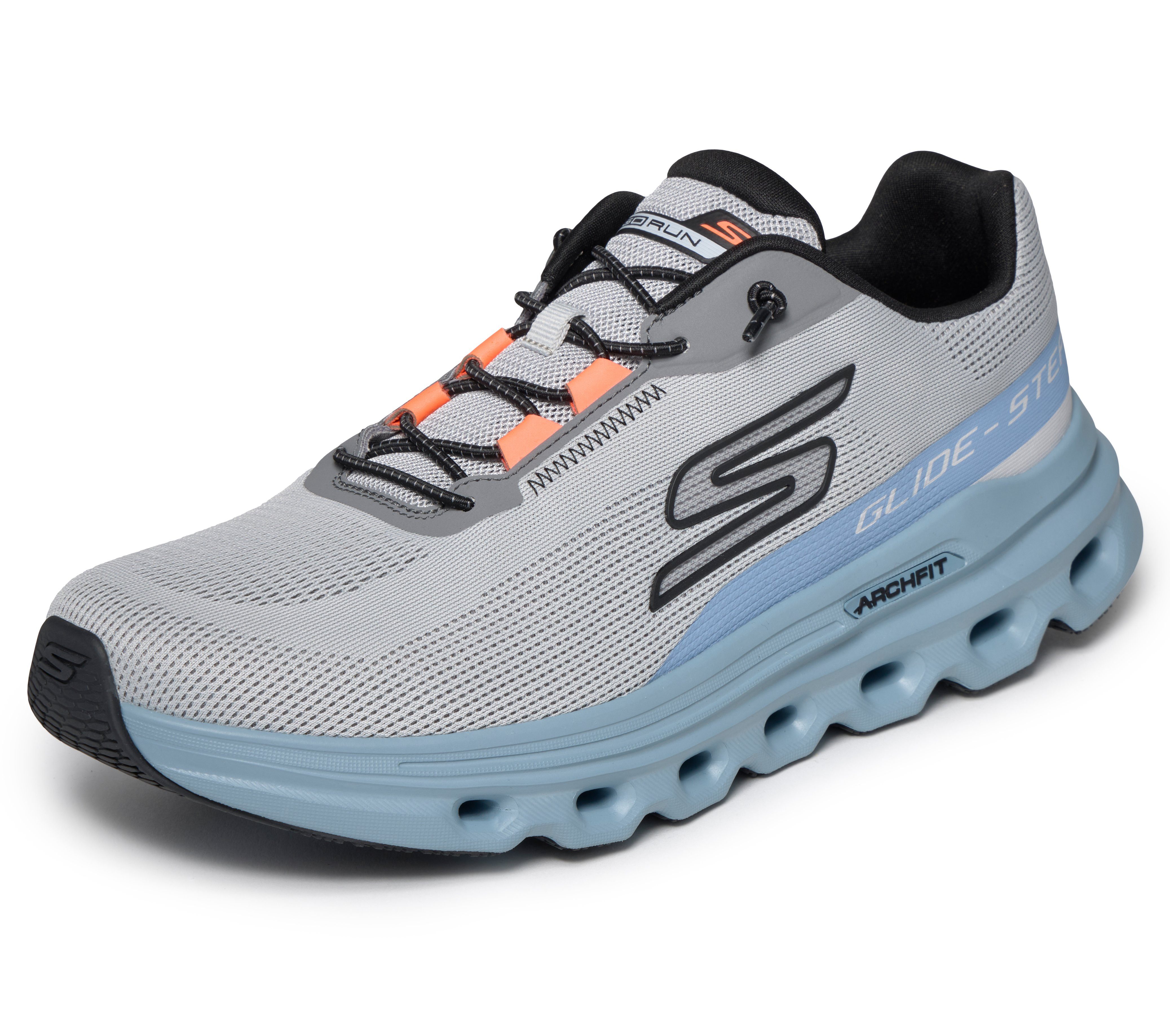 Skechers GO RUN GLIDE-STEP ARCH FIT-CASION Slip-On Sneaker Schlupfschuh, Halbschuh, Freizeitschuh, mit elastischen Schnürsenkeln