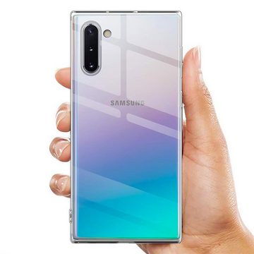 CoolGadget Handyhülle Transparent Ultra Slim Case für Samsung Galaxy Note 10 6,3 Zoll, Silikon Hülle Dünne Schutzhülle für Samsung Note 10 Hülle