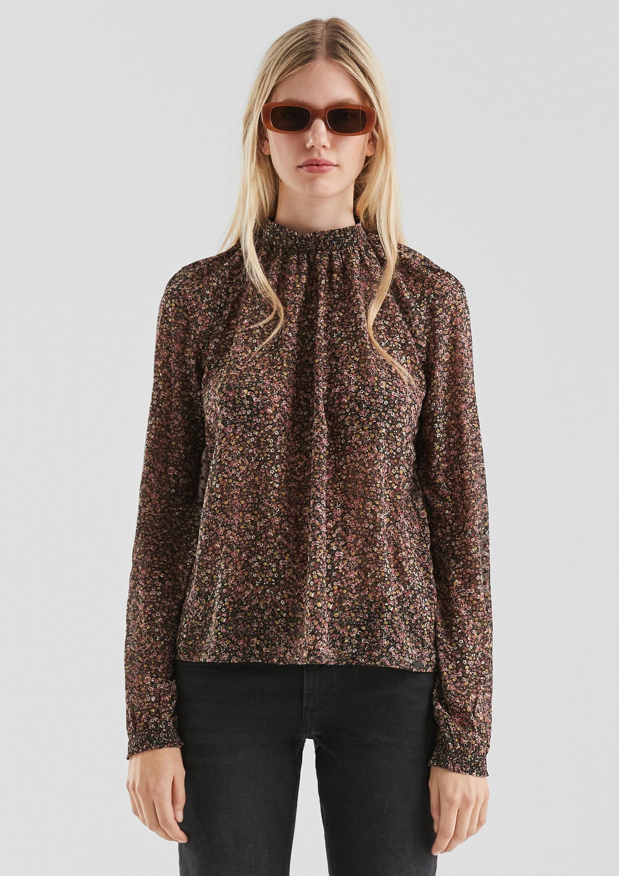 QS Langarmbluse Bluse (1-tlg)