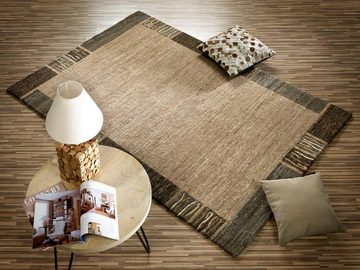 Teppich Natura Silk Greny, OCI DIE TEPPICHMARKE, rechteckig, Höhe: 20 mm, handgeknüpft, Wohnzimmer