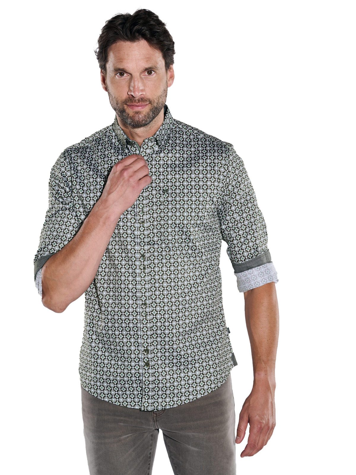 Kayhan Camicia Uomo Slim Fit Maniche Lunghe – Verde Mela, Alta Qualità Cotone, Taglia 5XL