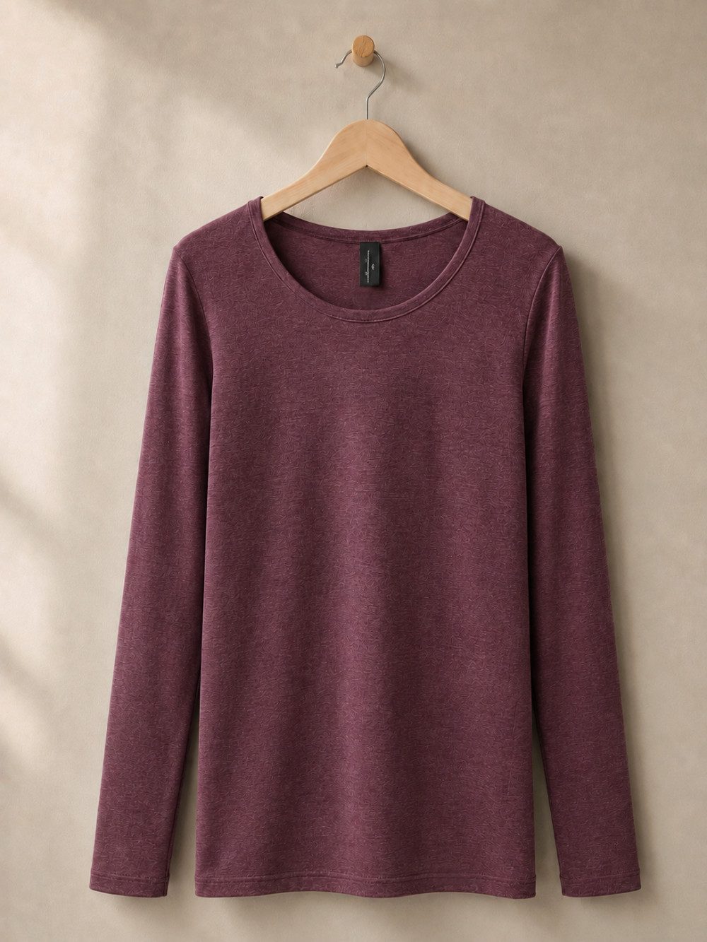 comazo Langarmshirt aus Merinowolle und Seide