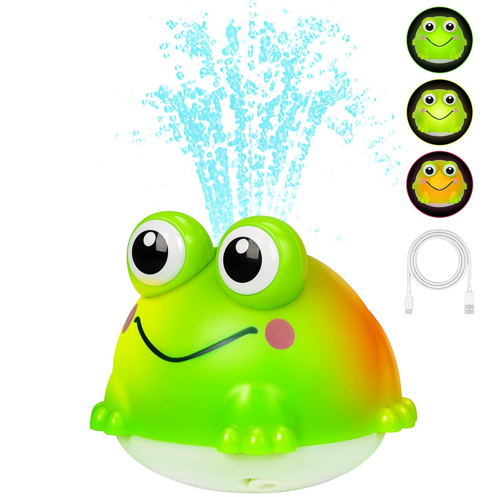 CLTYQ Badespielzeug Badespielzeug Badewannenspielzeug Frosch Spray günstig online kaufen