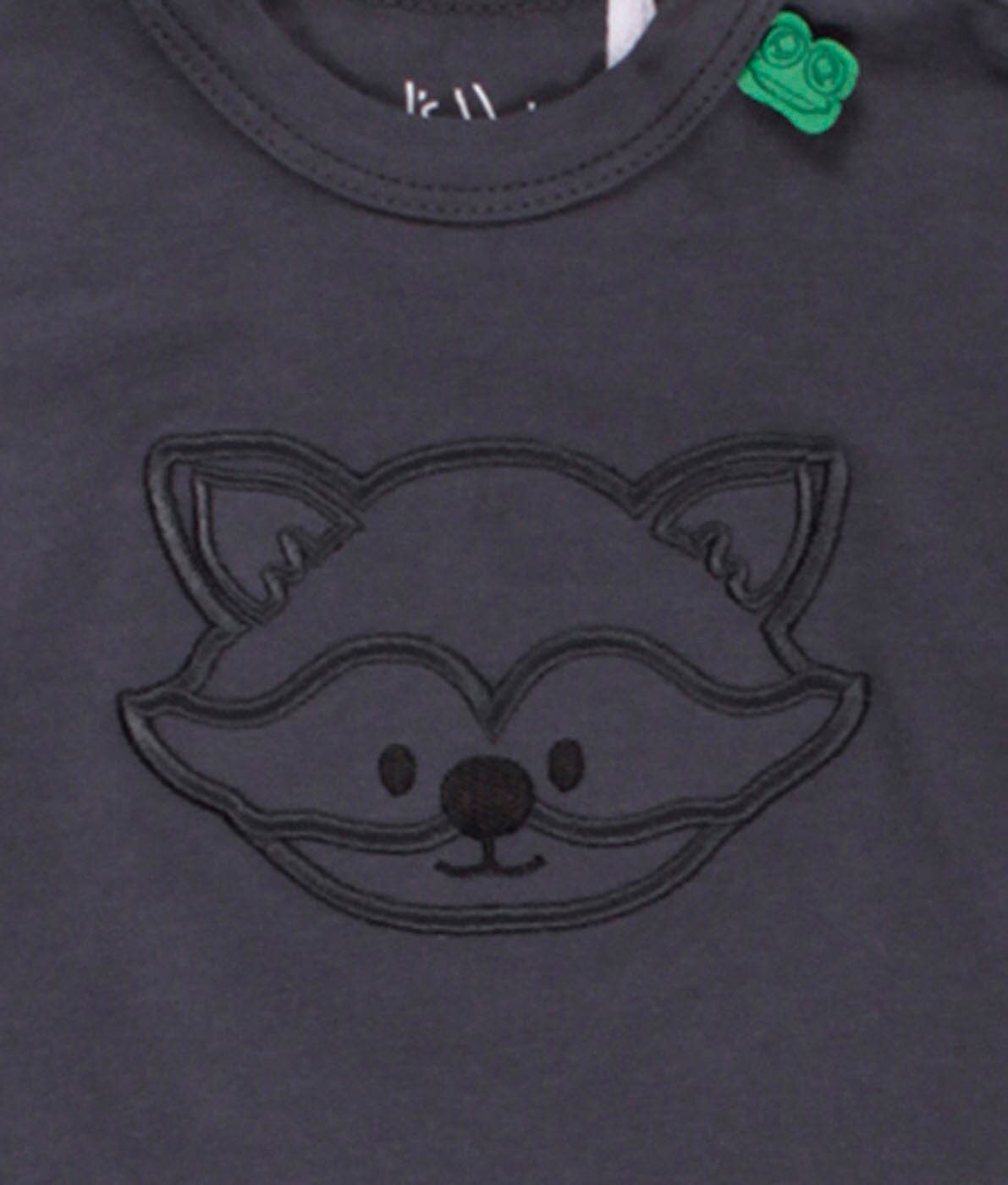 Fred's World by GREEN COTTON Langarmshirt Fred’s World by Green Cotton Langarmshirt mit Waschbär-Print