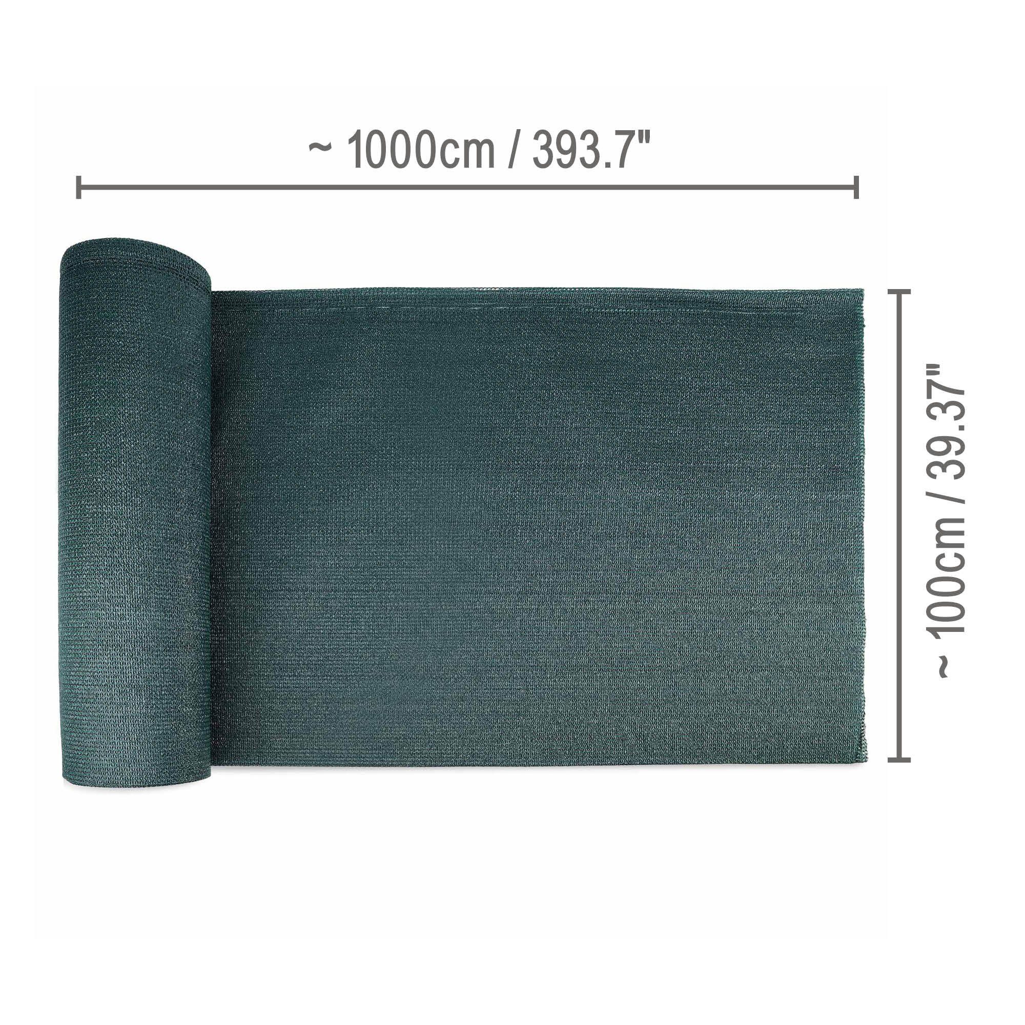 Sol Royal Schattiergewebe SG80 Sichtschutzzaun 100x1000cm Anthrazit günstig online kaufen