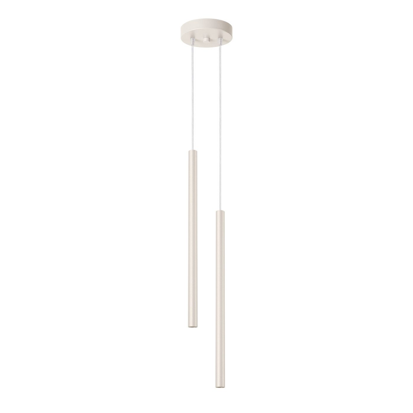 SOLLUX lighting Hängeleuchte Pendelleuchte Pastelo 2 Beige, Nicht enthalten