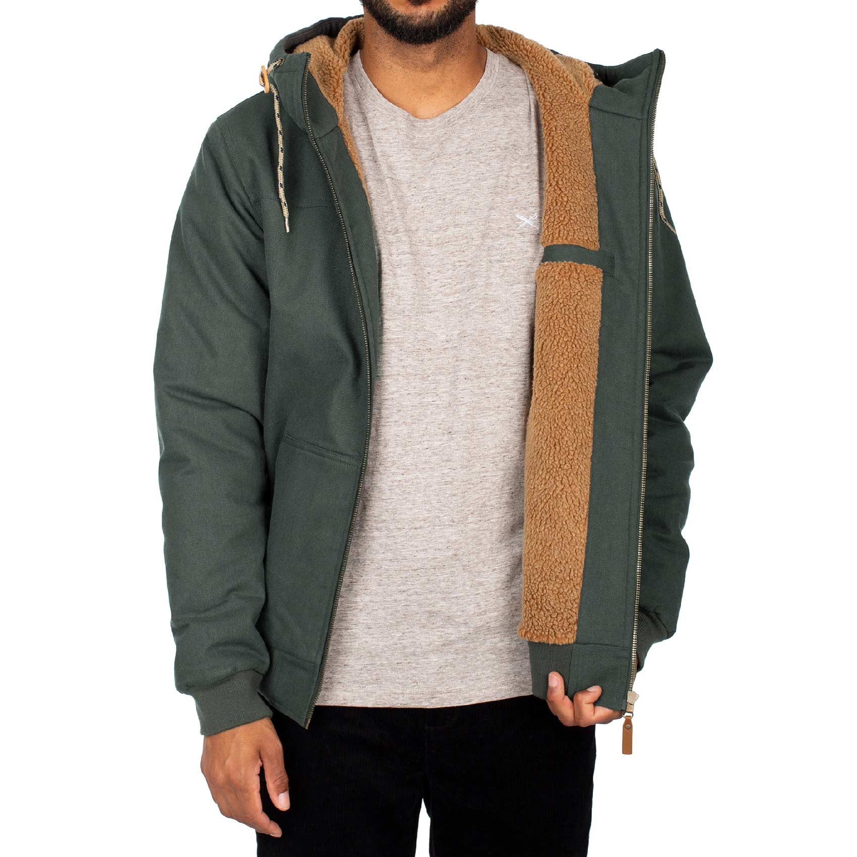 iriedaily Winterjacke Dock36 Swing Jacket gefüttert mit Teddy-Inlay