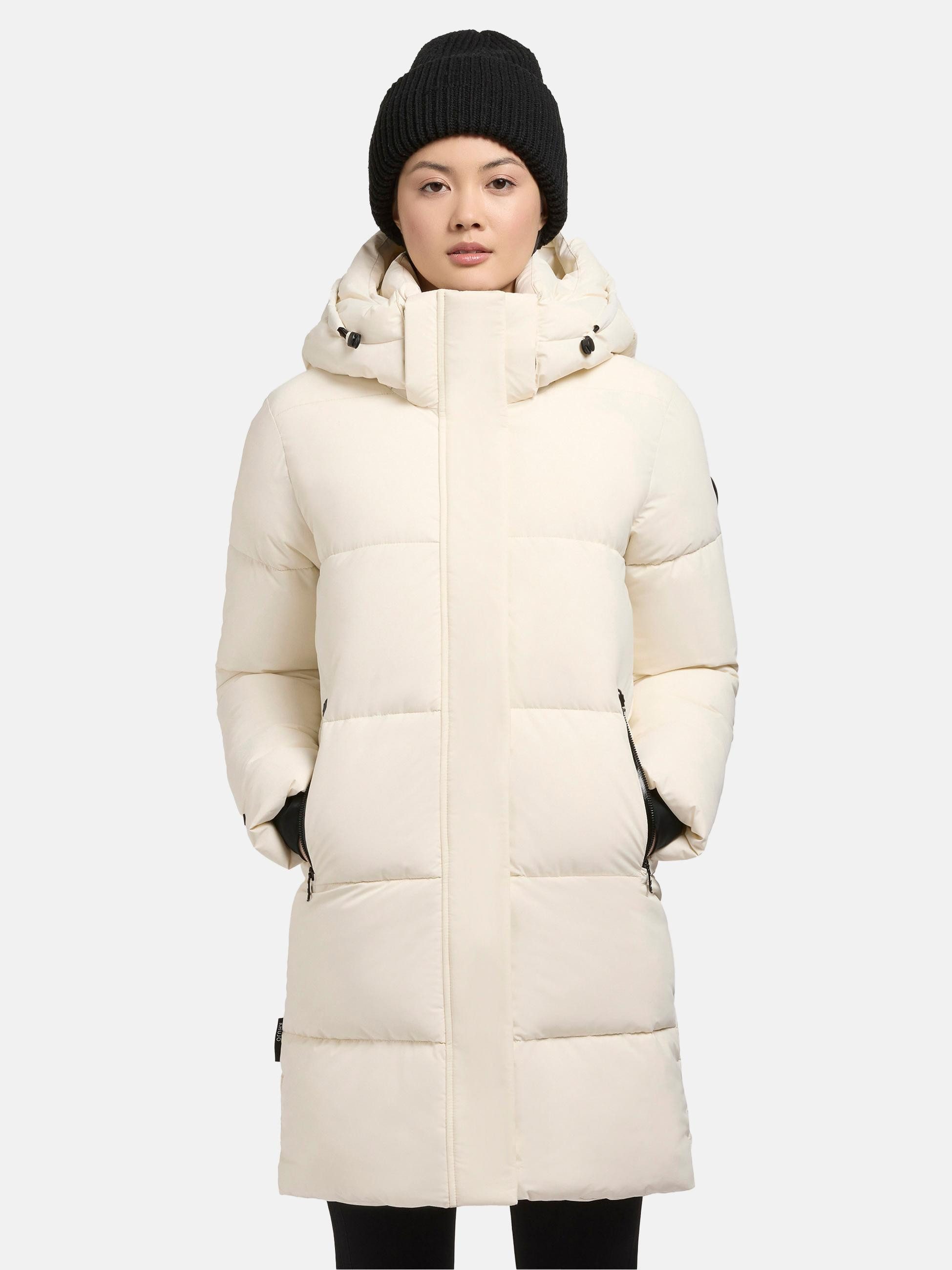 khujo Steppmantel Haya Matt-YM Warmer gesteppter Damen Kurzmantel