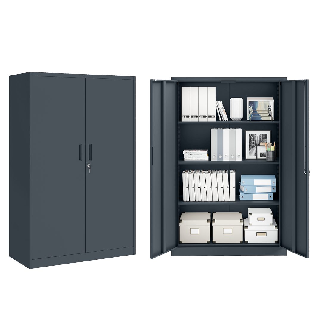 STEELSØN Aktenschrank Regulus aus Stahl, abschließbar (Anthrazit) Spindschr günstig online kaufen