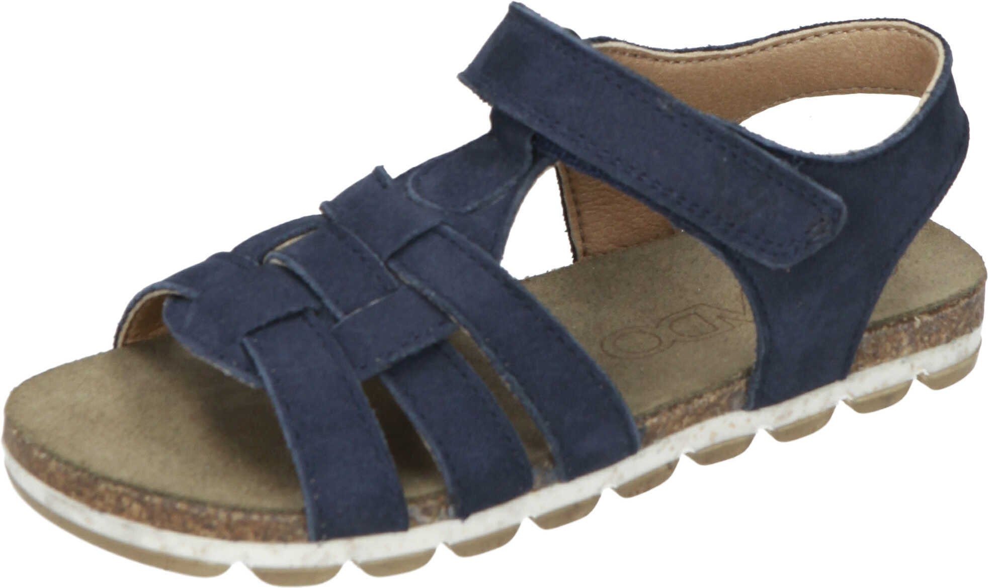 Sandaletten aus Nubukleder blau Sandalette Vado