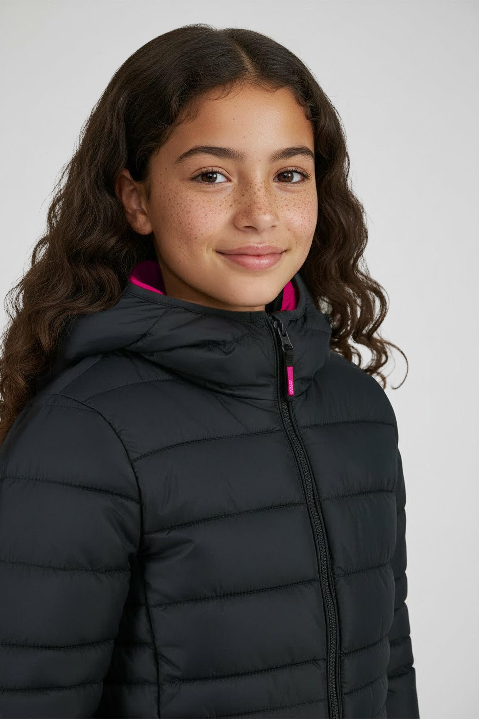 CMP Steppjacke KID G JACKET FIX HOOD mit durchgehendem Reißverschluss, winddicht, wasserabweisend